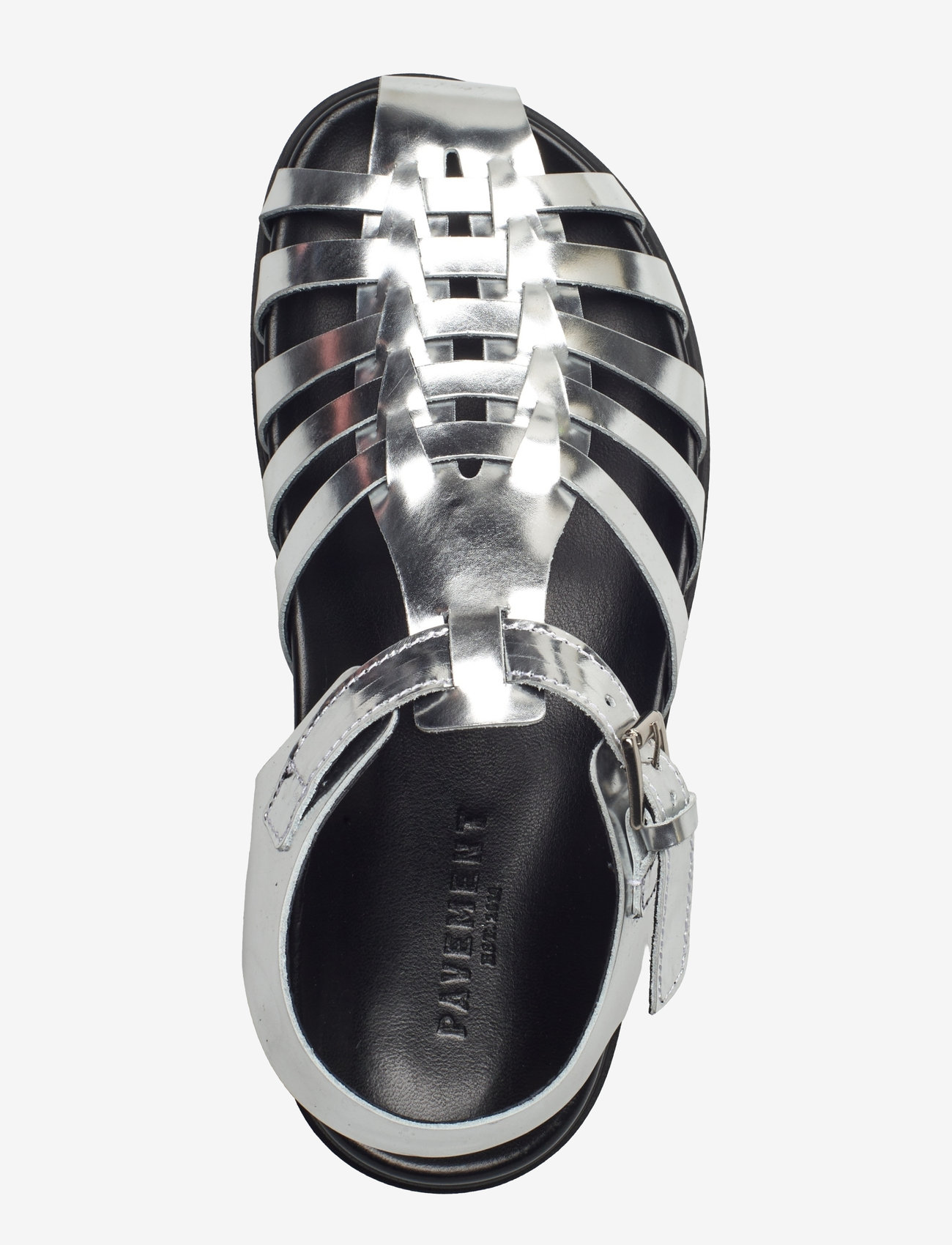 Pavement - Nadine Mirror - platta sandaler - silver - 3