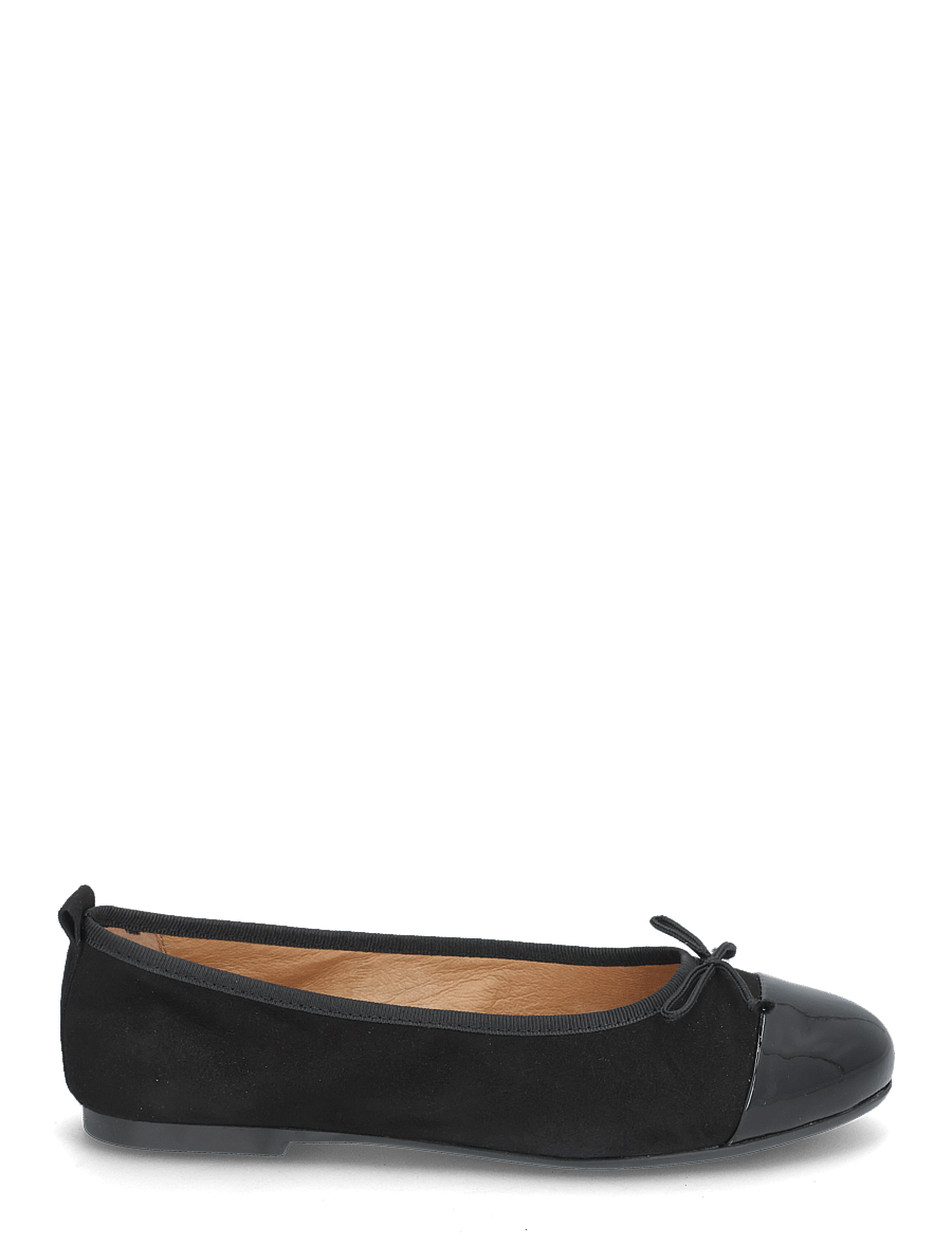 Pavement - Lucy Lu - special occasions - black suede/black patent - 1