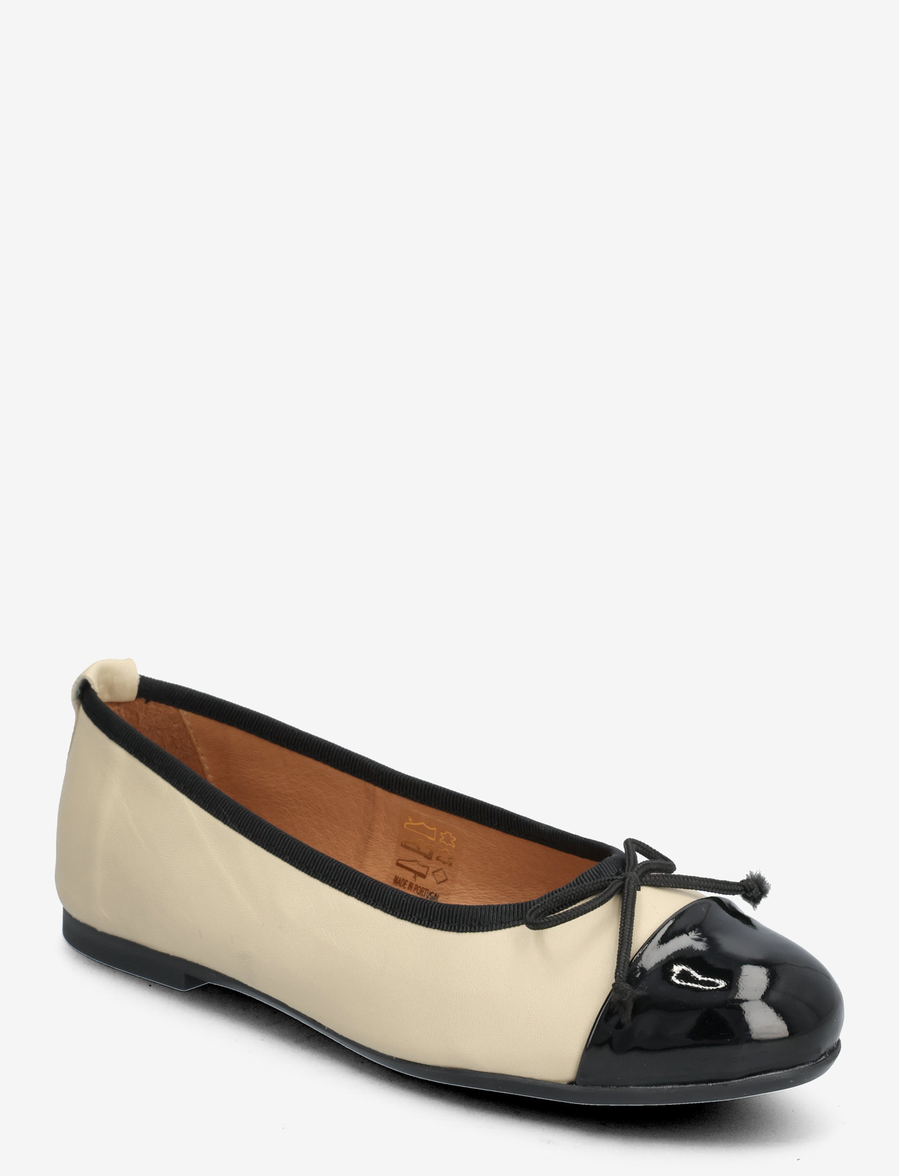Pavement - Lucy - kvinder - beige/black patent - 0