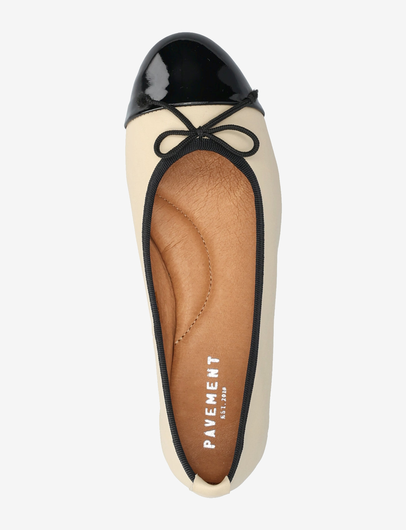 Pavement - Lucy - kvinder - beige/black patent - 3