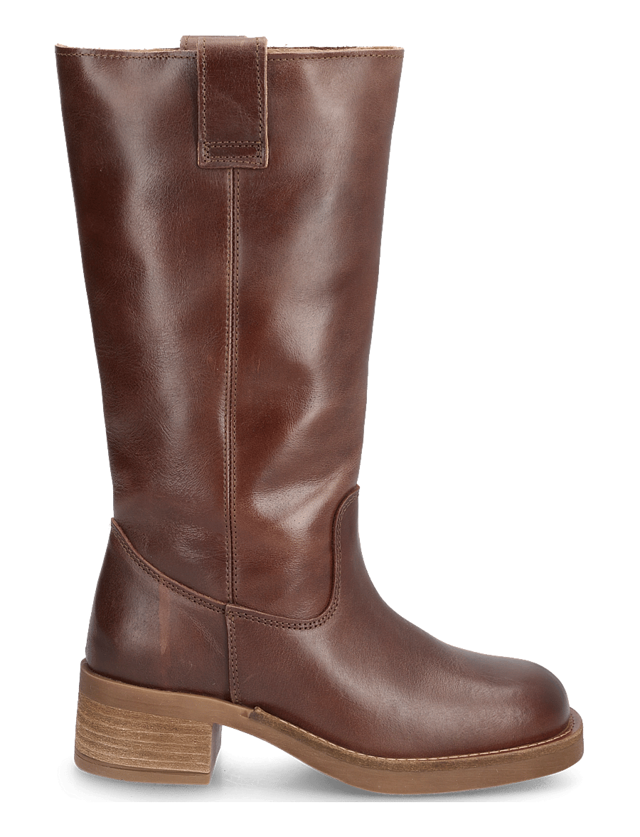 Pavement - PAAnneli Vintage - langskaftede støvler - brown - 0