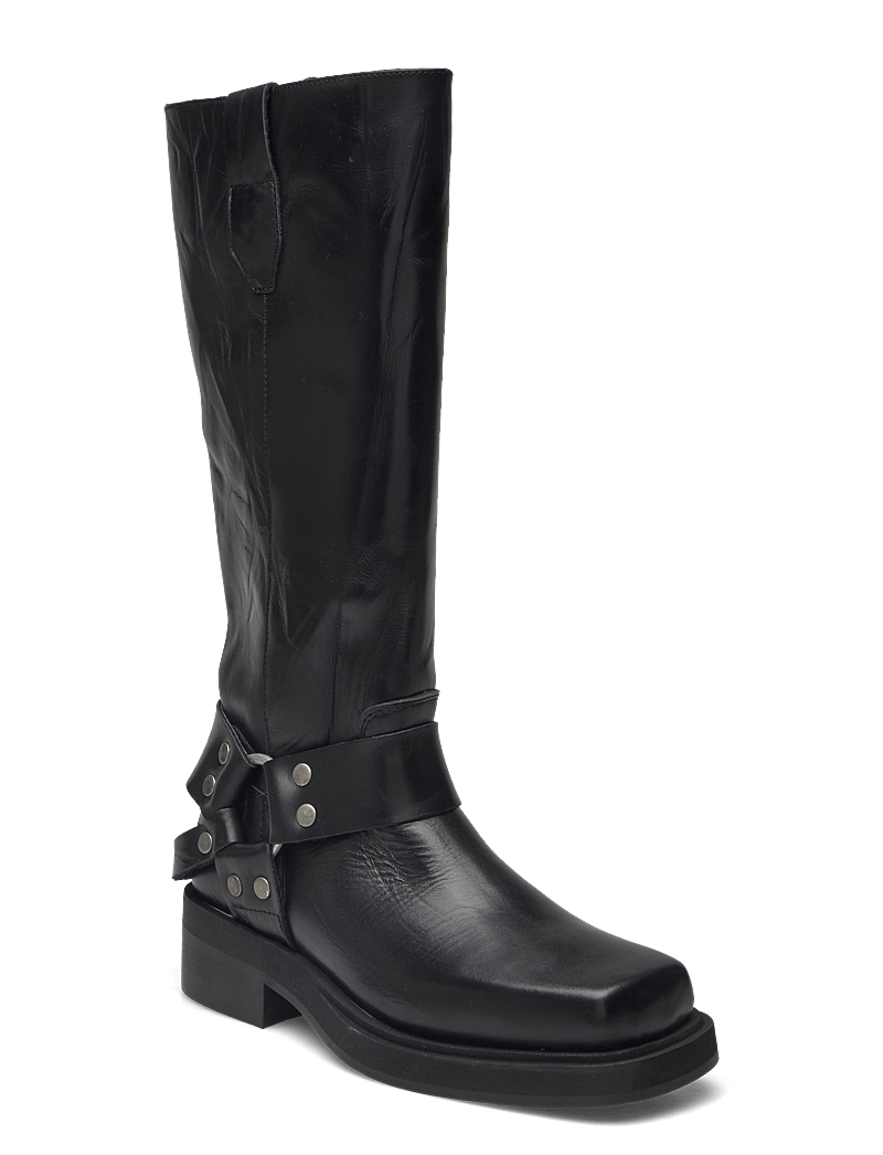 Pavement - Angelina - kniehohe stiefel - black crinkle - 0
