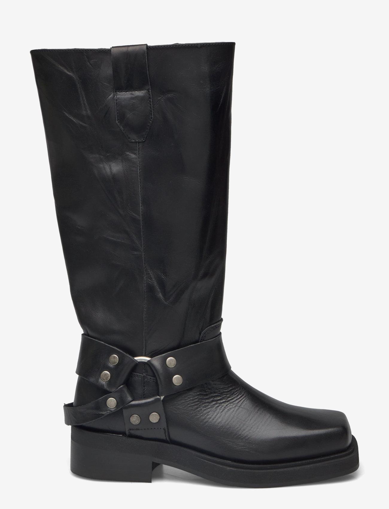 Pavement - Angelina - kniehohe stiefel - black crinkle - 1