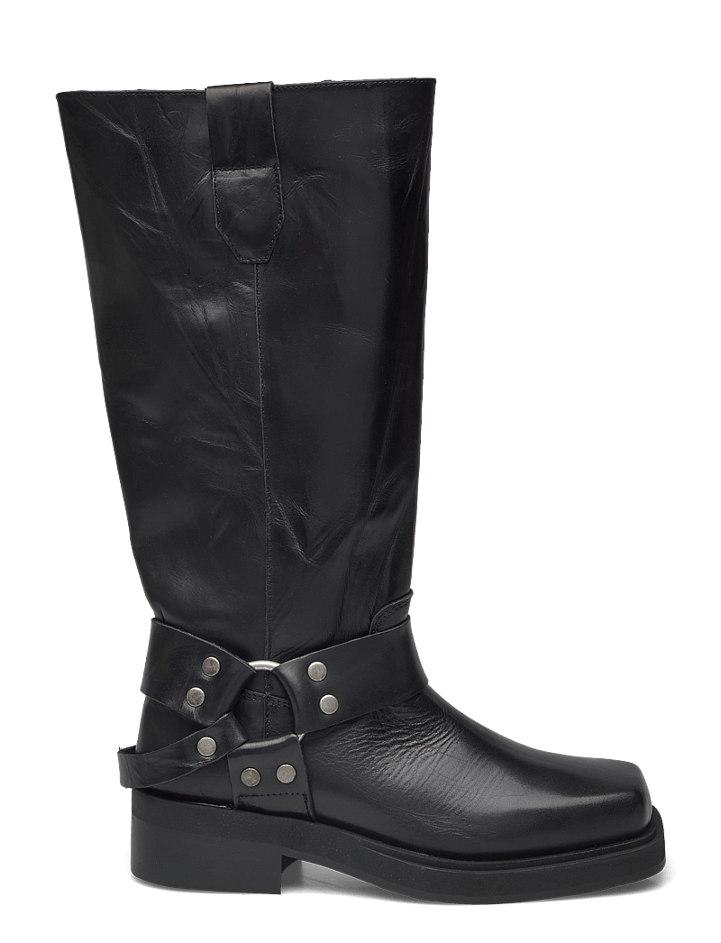Pavement - Angelina - kniehohe stiefel - black crinkle - 1