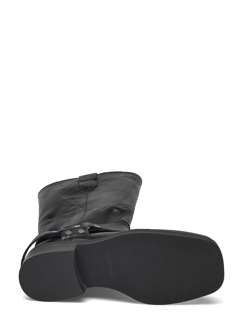 Pavement - Angelina - kniehohe stiefel - black crinkle - 4