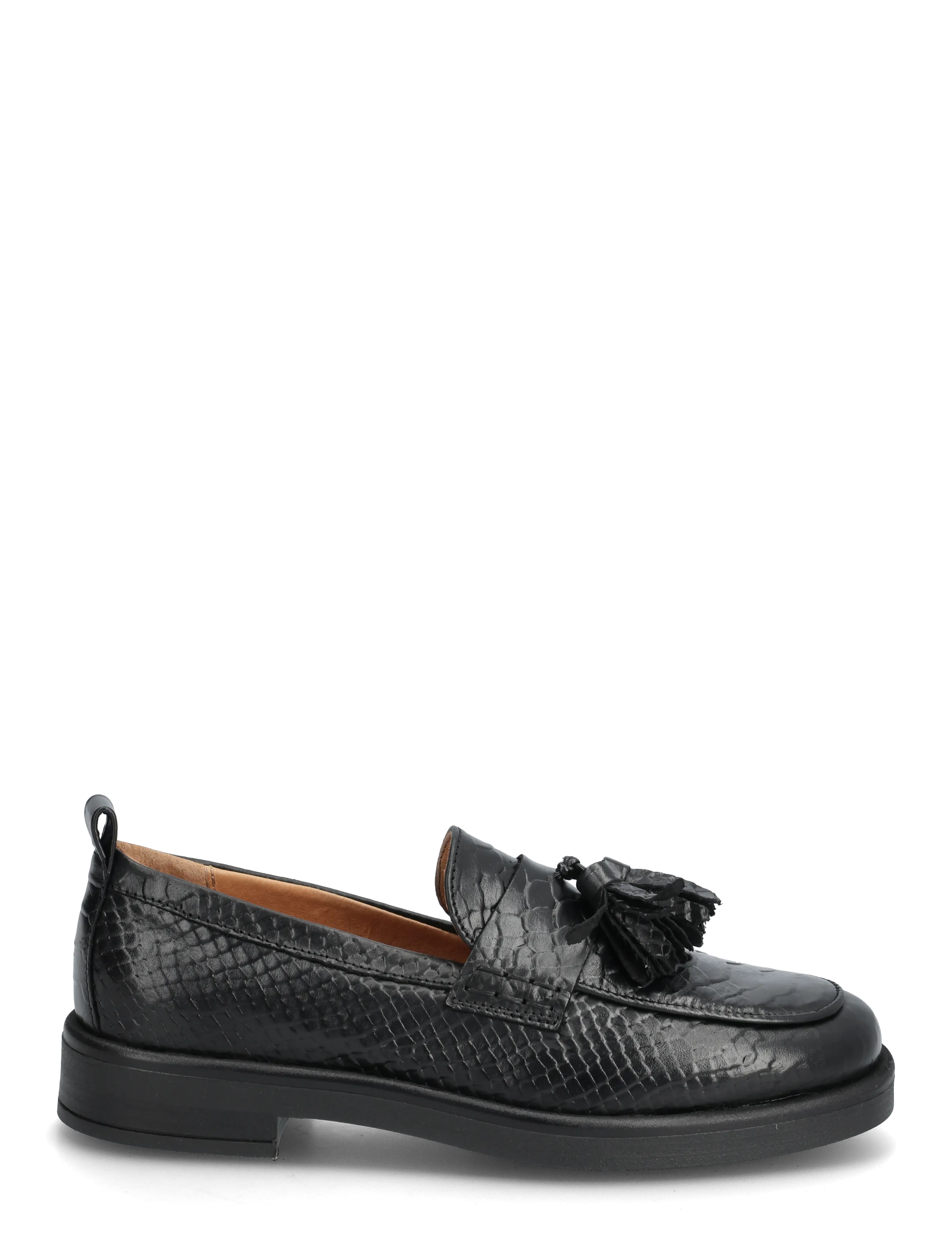 Pavement - Shelly Tassel Croco - mokassiinid - black croco - 1