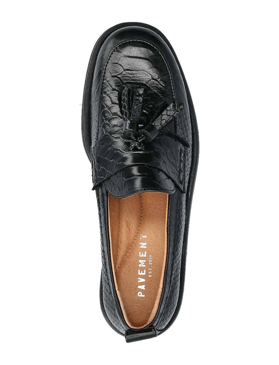 Pavement - Shelly Tassel Croco - moetrendid - black croco - 3