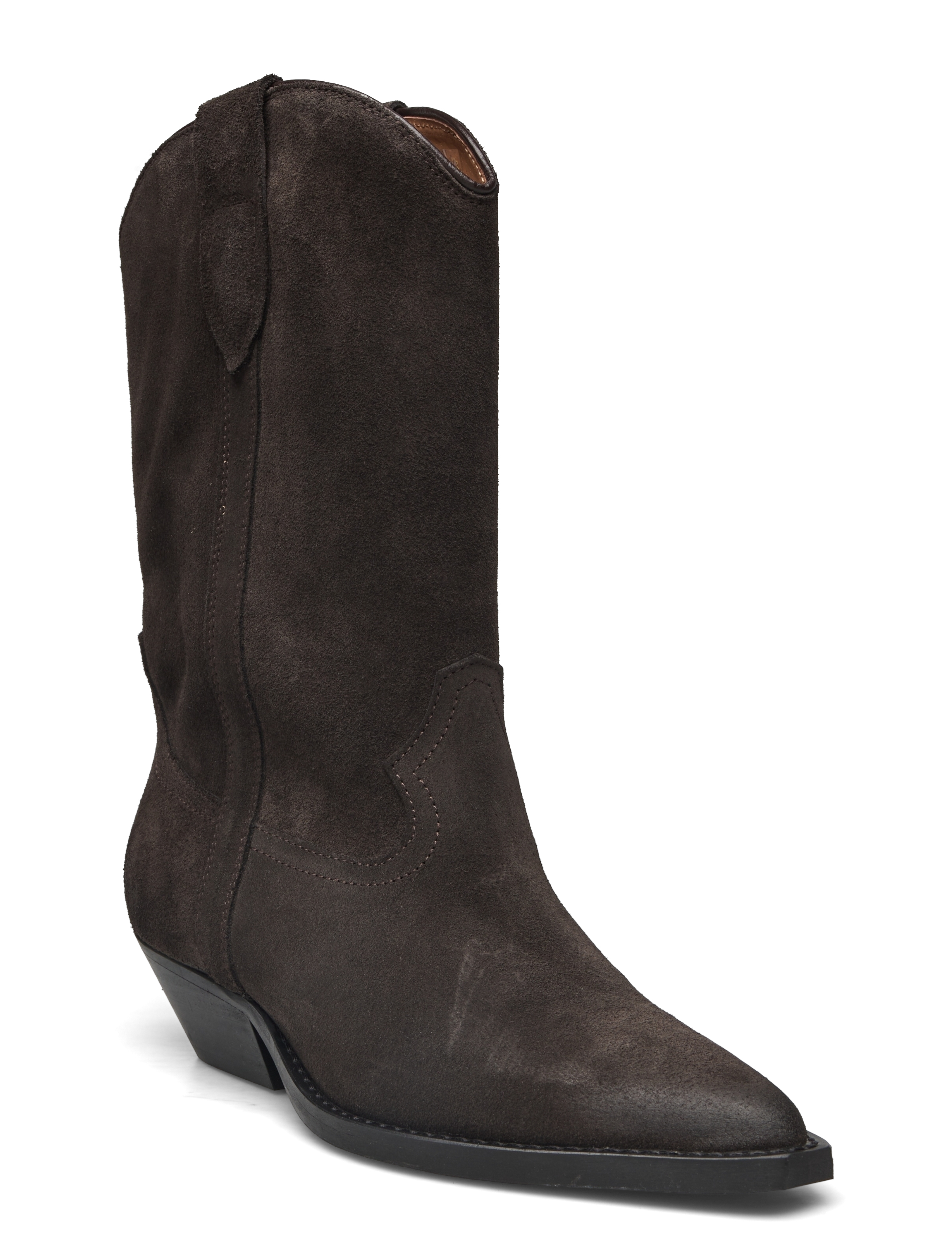 Pavement Panikki Suede, 36, Brown, Støvler > Cowboystøvler, Dame