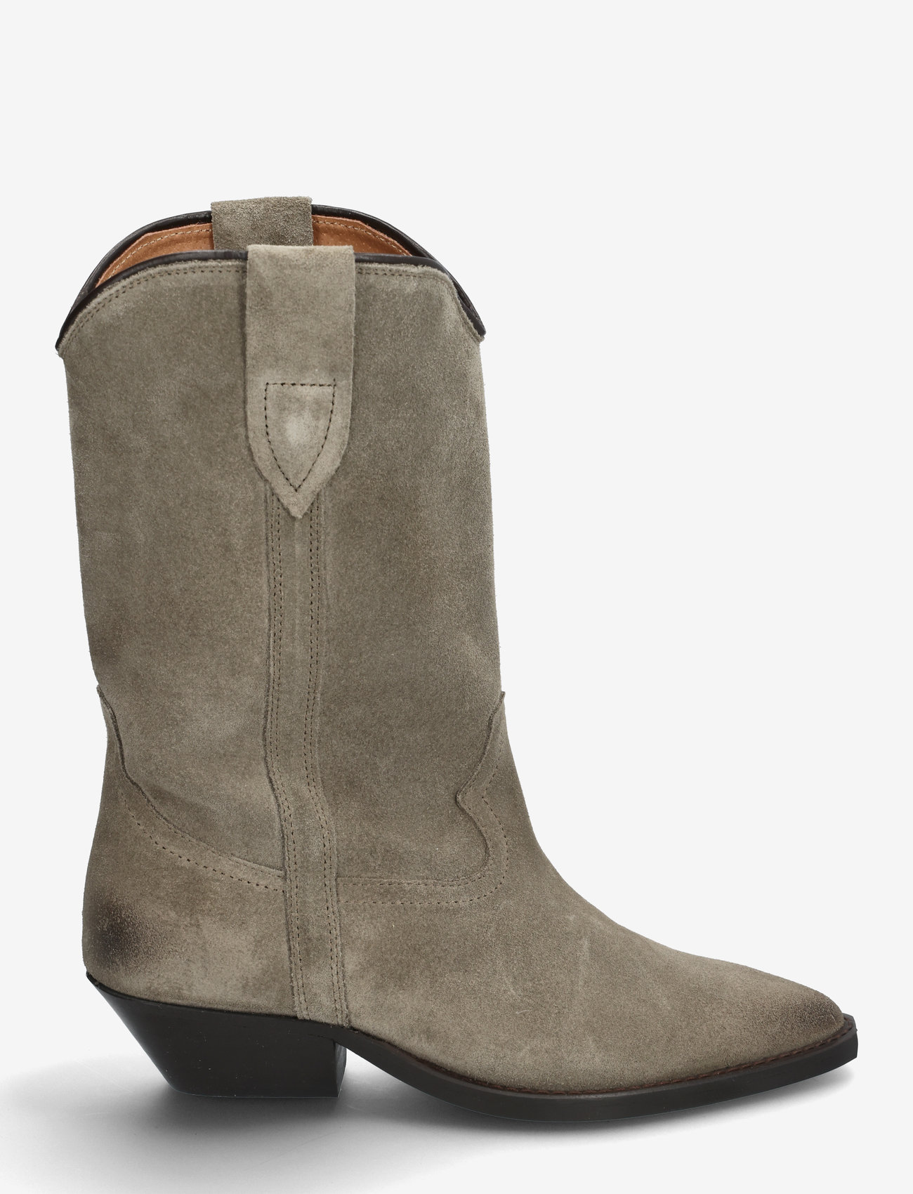 Pavement - Nikki Suede - cowboystøvler - khaki suede - 1