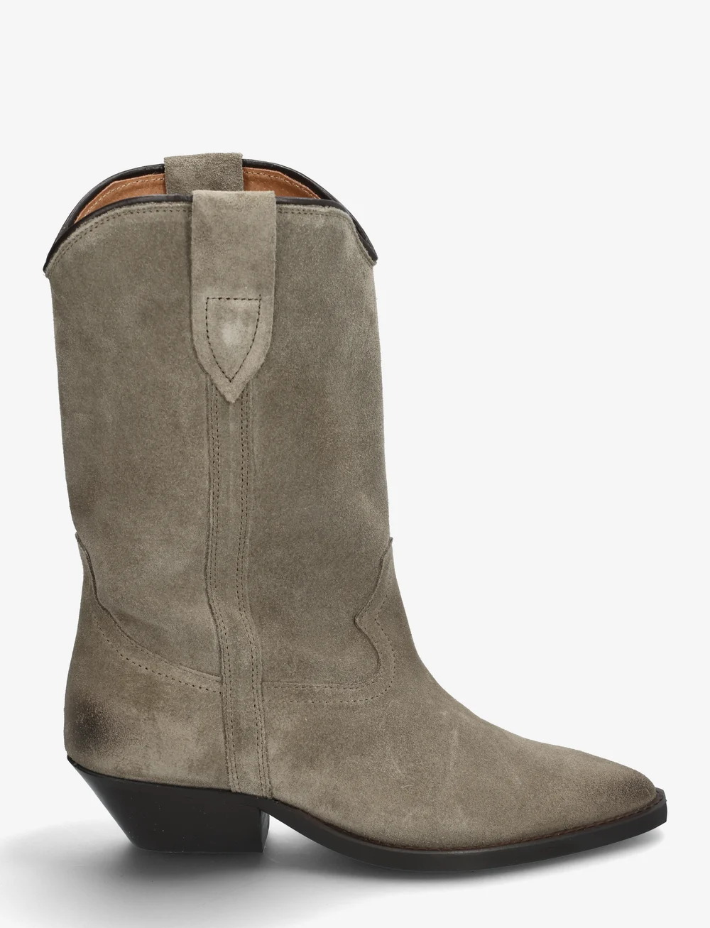 Pavement - Nikki Suede - cowboystøvler - khaki suede - 1