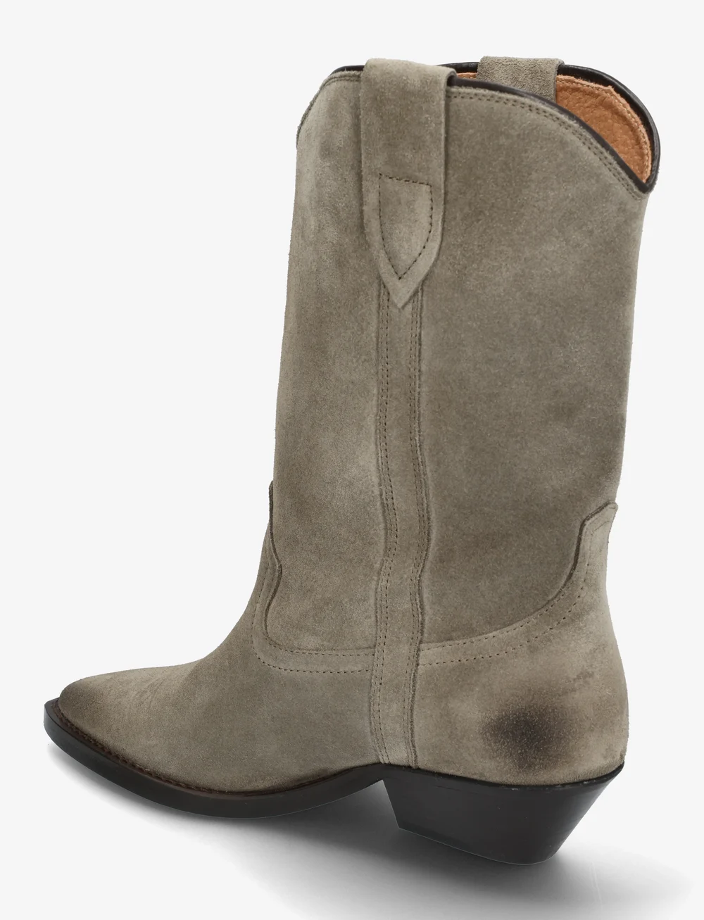 Pavement - Nikki Suede - cowboystøvler - khaki suede - 2