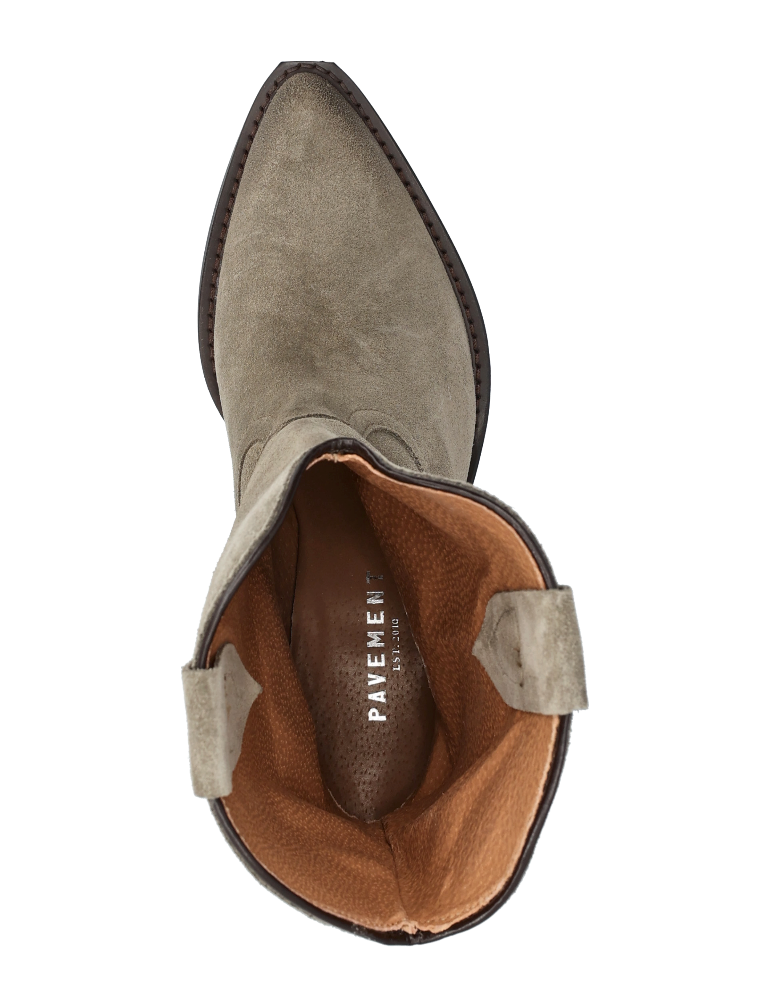 Pavement - PANikki Suede - cowboyboots - khaki suede - 3