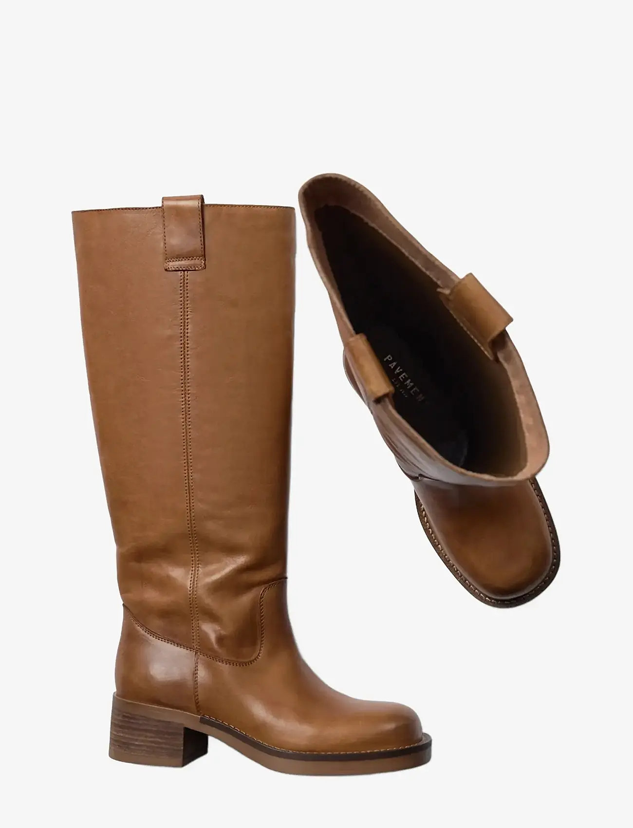 Pavement - Annika Vintage - langskaftede støvler - tan vintage - 4