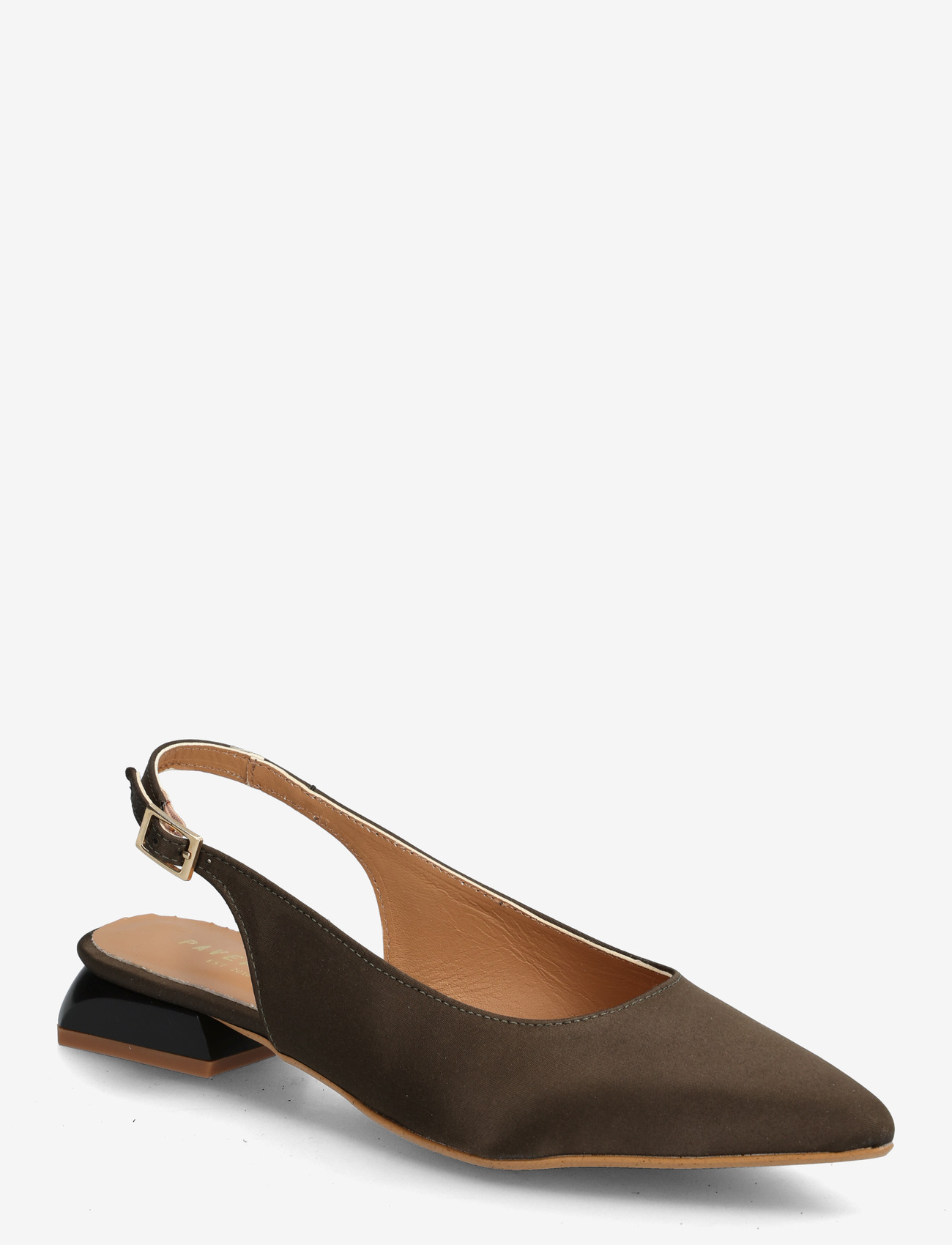 Pavement - Kala - slingbacks - brown satin - 0