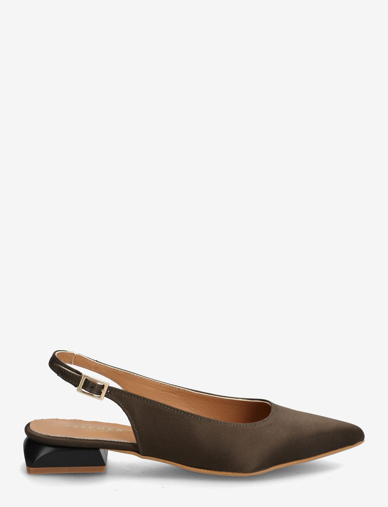 Pavement - Kala - slingbacks - brown satin - 1