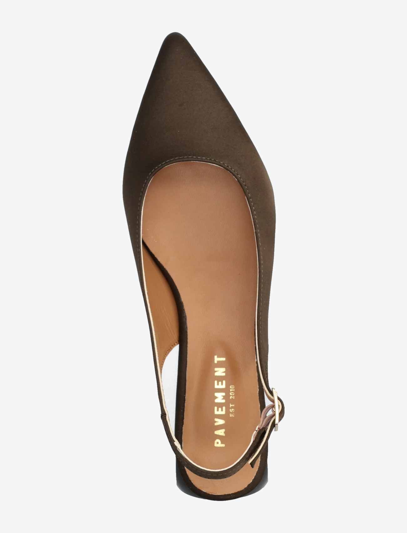 Pavement - Kala - slingbacks - brown satin - 3