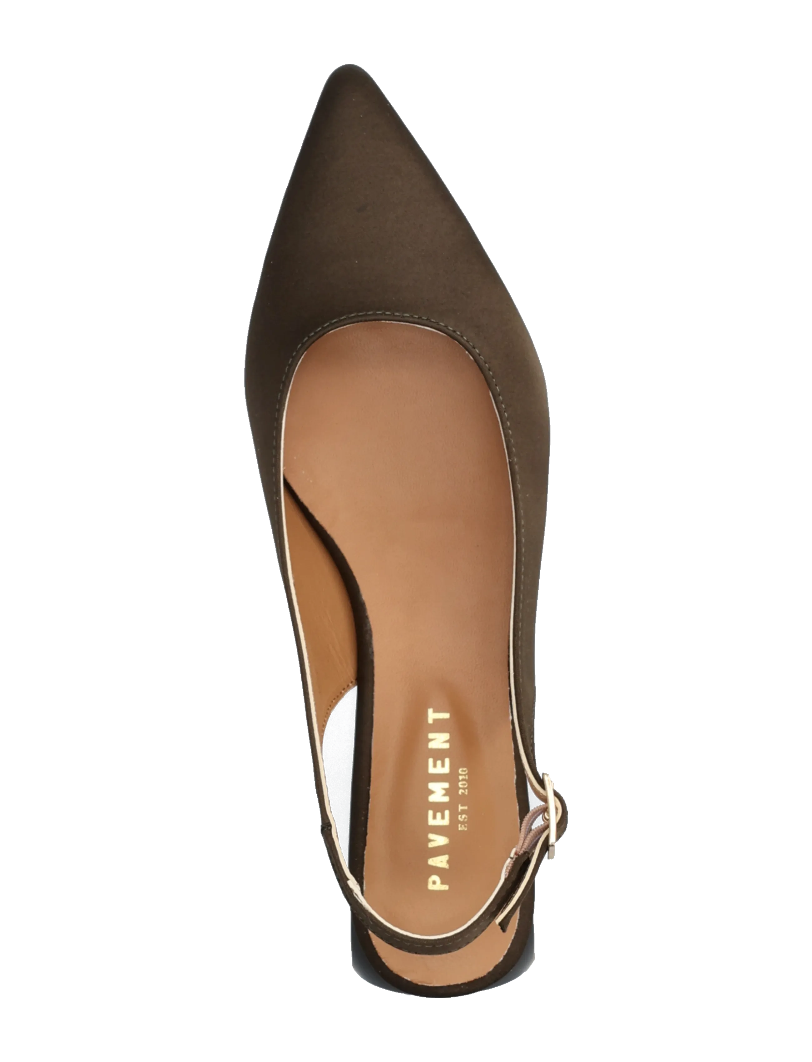 Pavement - Kala - rihmadega kingad - brown satin - 3
