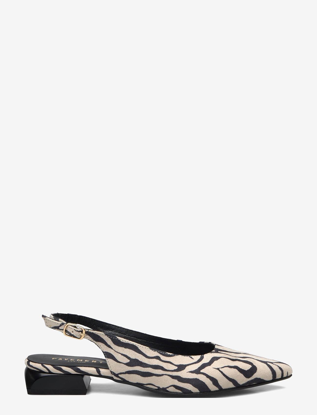 Pavement - Kala - platta slingbacks - zebra satin - 1