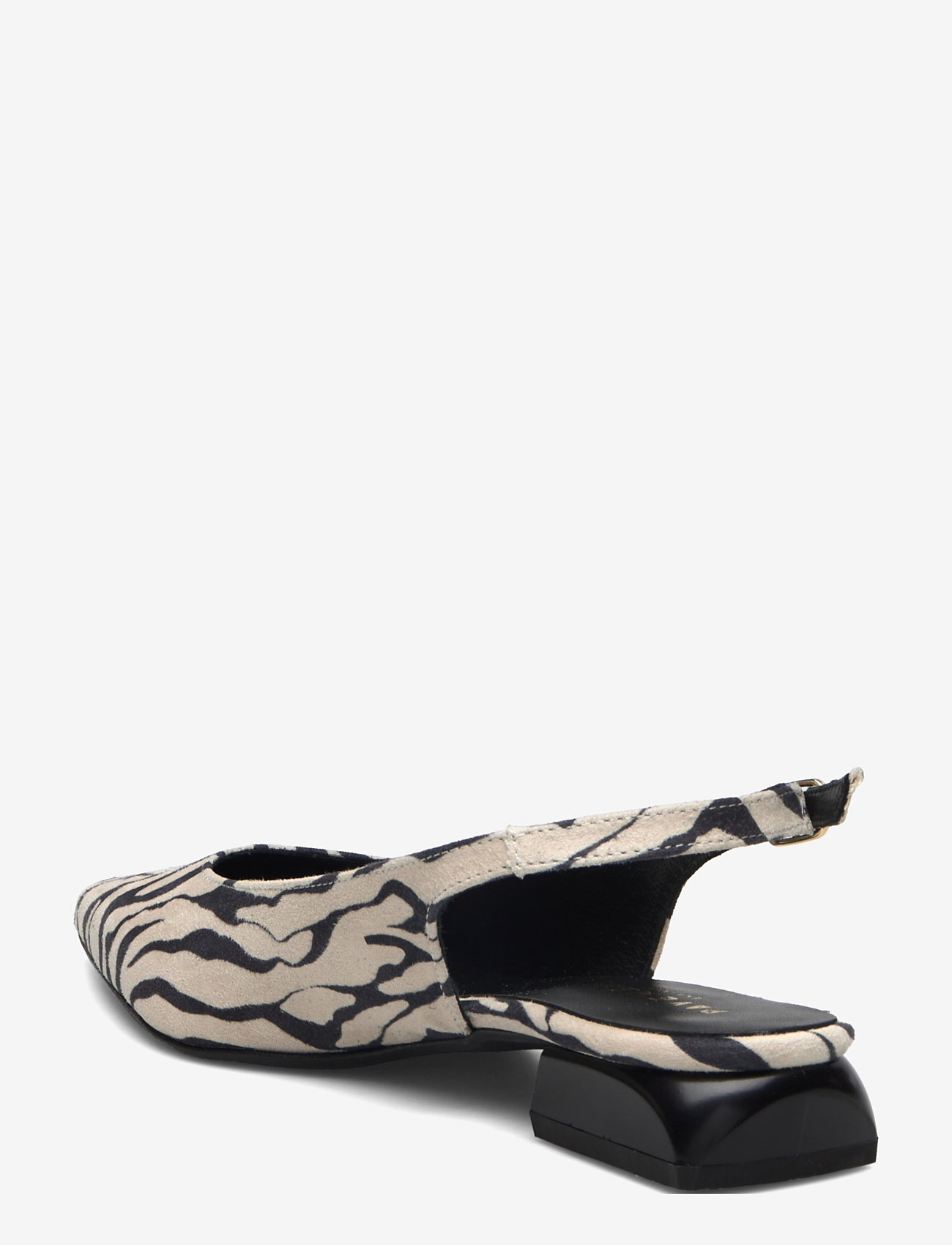 Pavement - Kala - platta slingbacks - zebra satin - 2