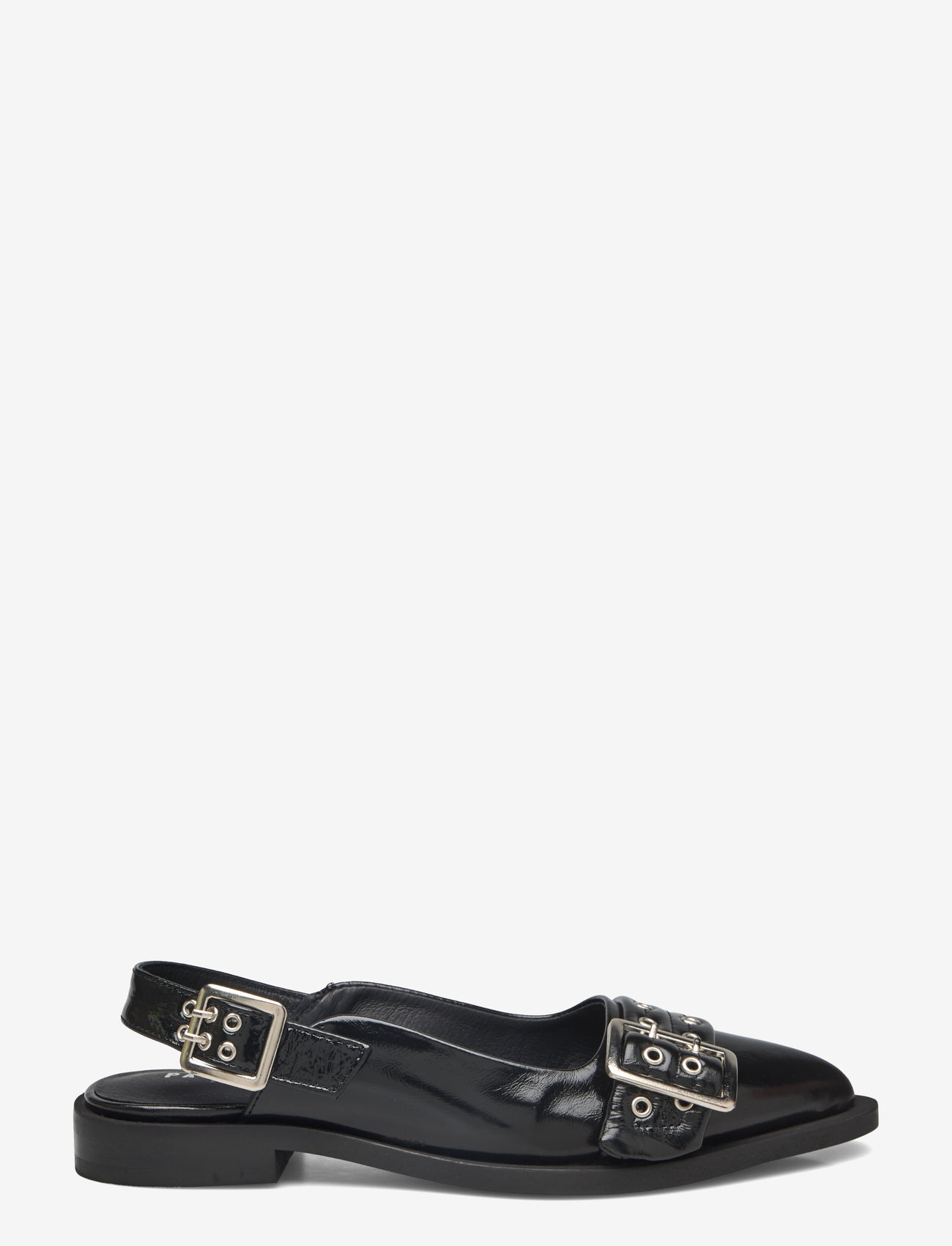 Pavement - Saso Slingback - flache slingbacks - black patent - 1
