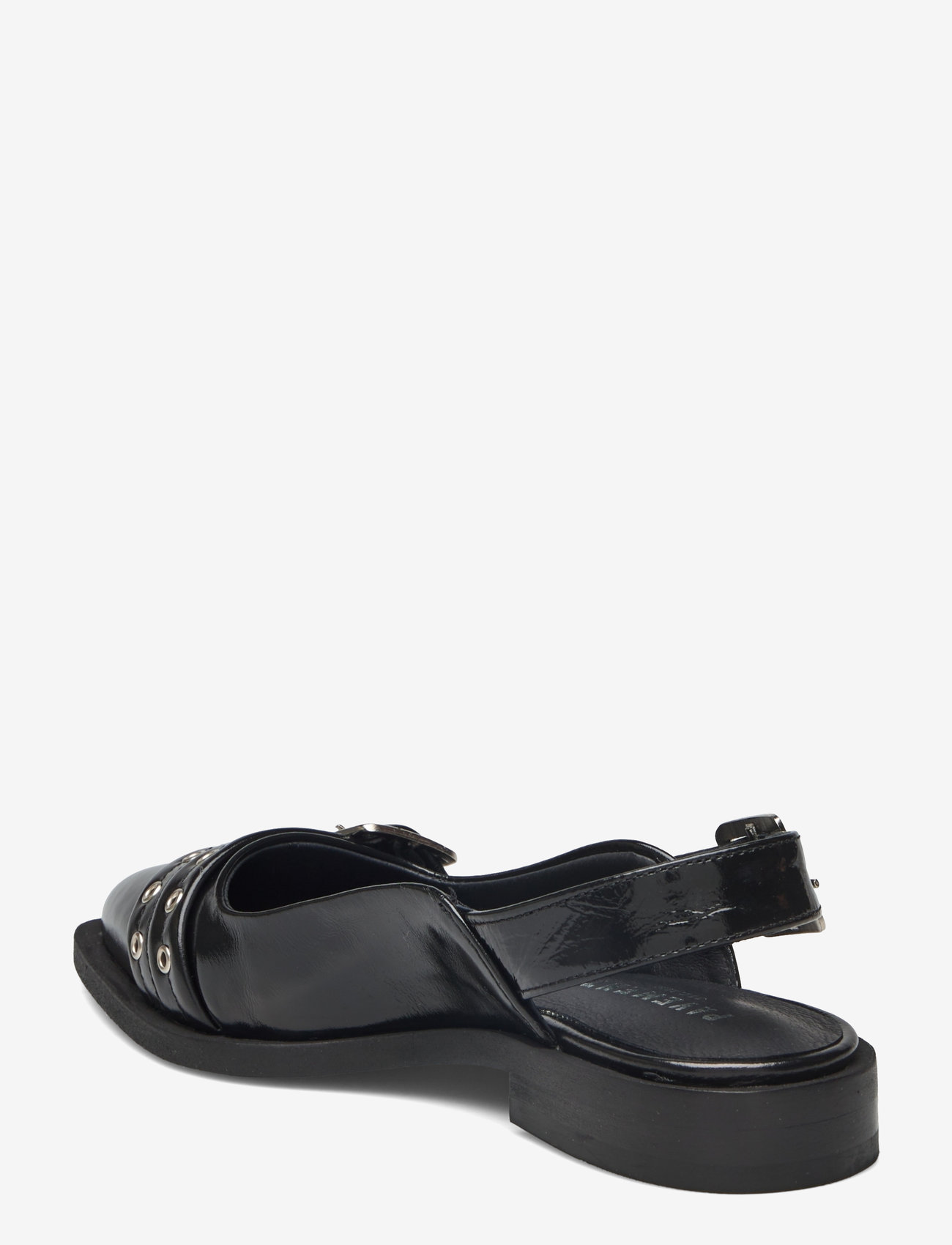 Pavement - Saso Slingback - flache slingbacks - black patent - 2