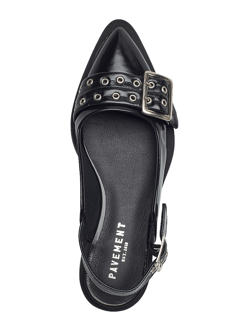 Pavement - Saso Slingback - platta slingbacks - black patent - 3