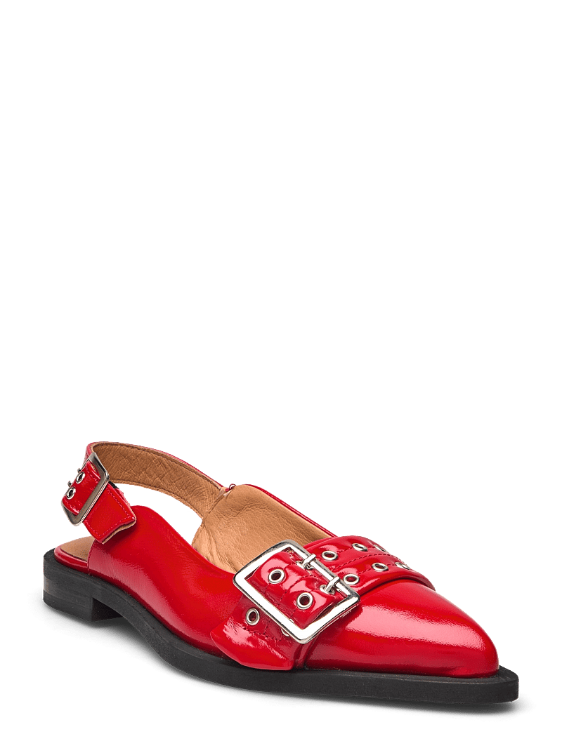 Pavement - Saso Slingback - flache slingbacks - red patent - 0