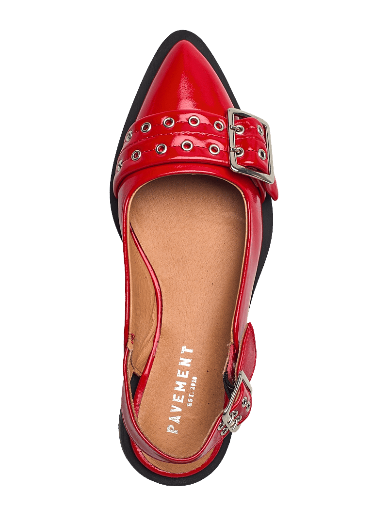 Pavement - Saso Slingback - flache slingbacks - red patent - 3