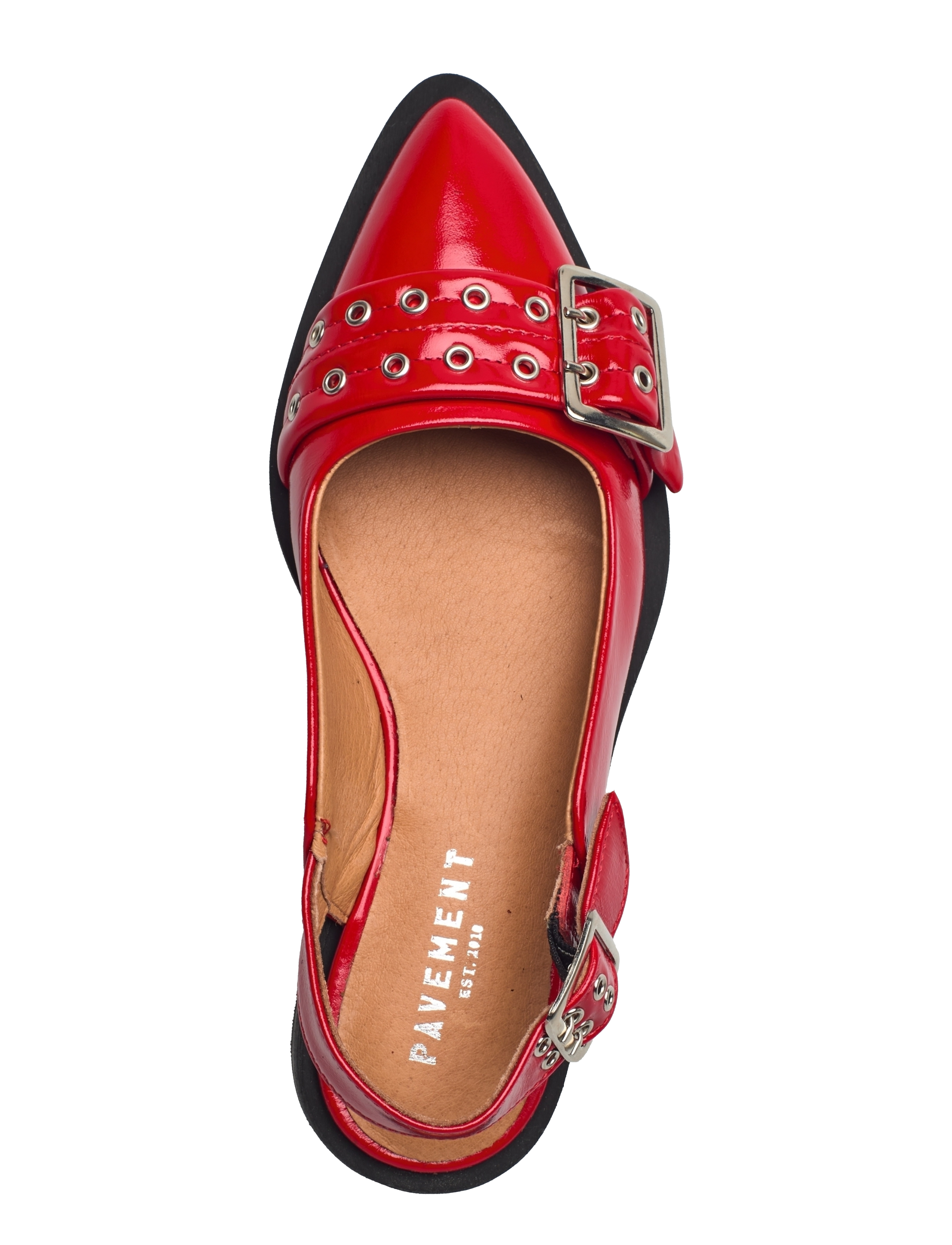Pavement - Saso Slingback - naisten - red patent - 3