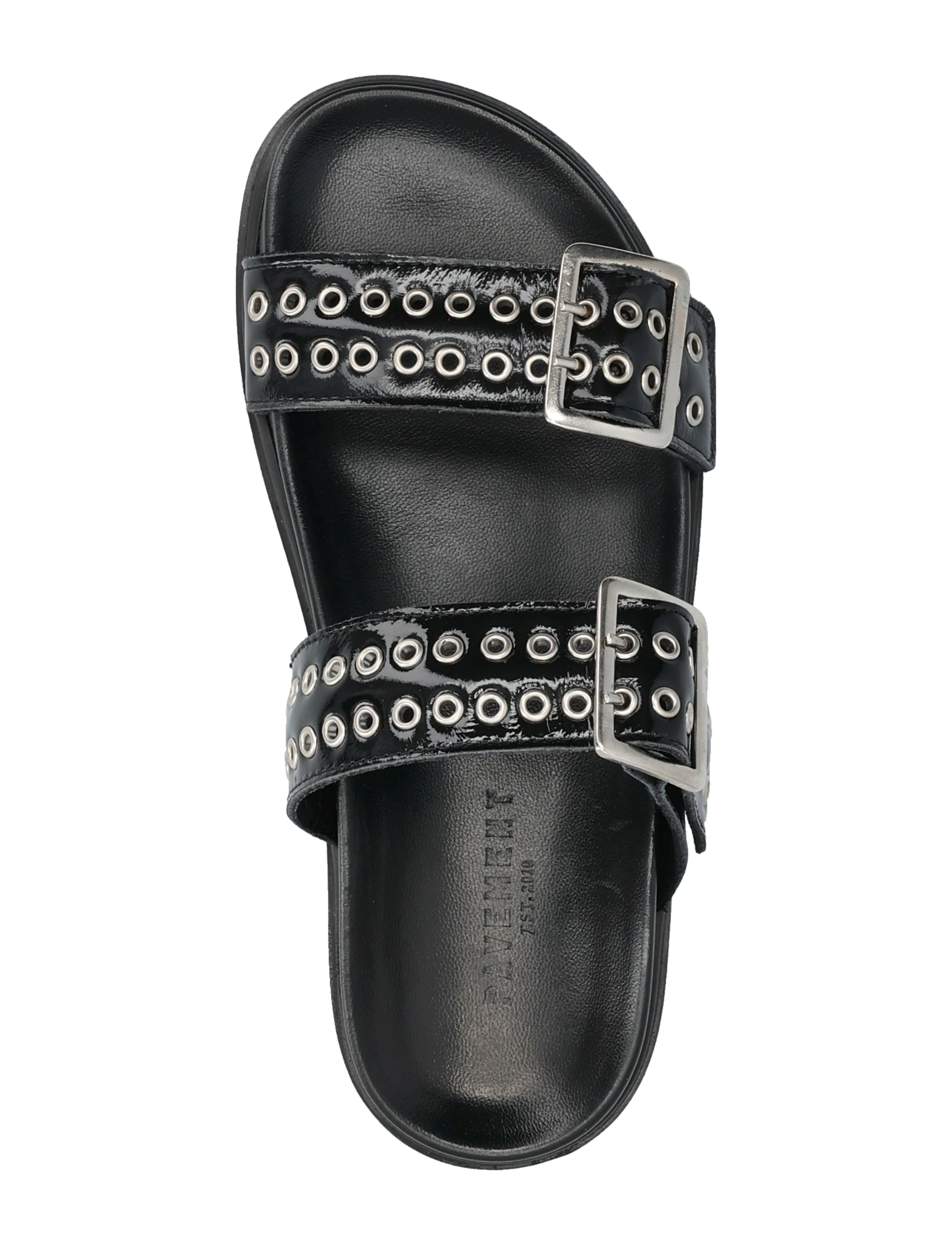 Pavement - Augusta - kontsata sandaalid - black patent - 3