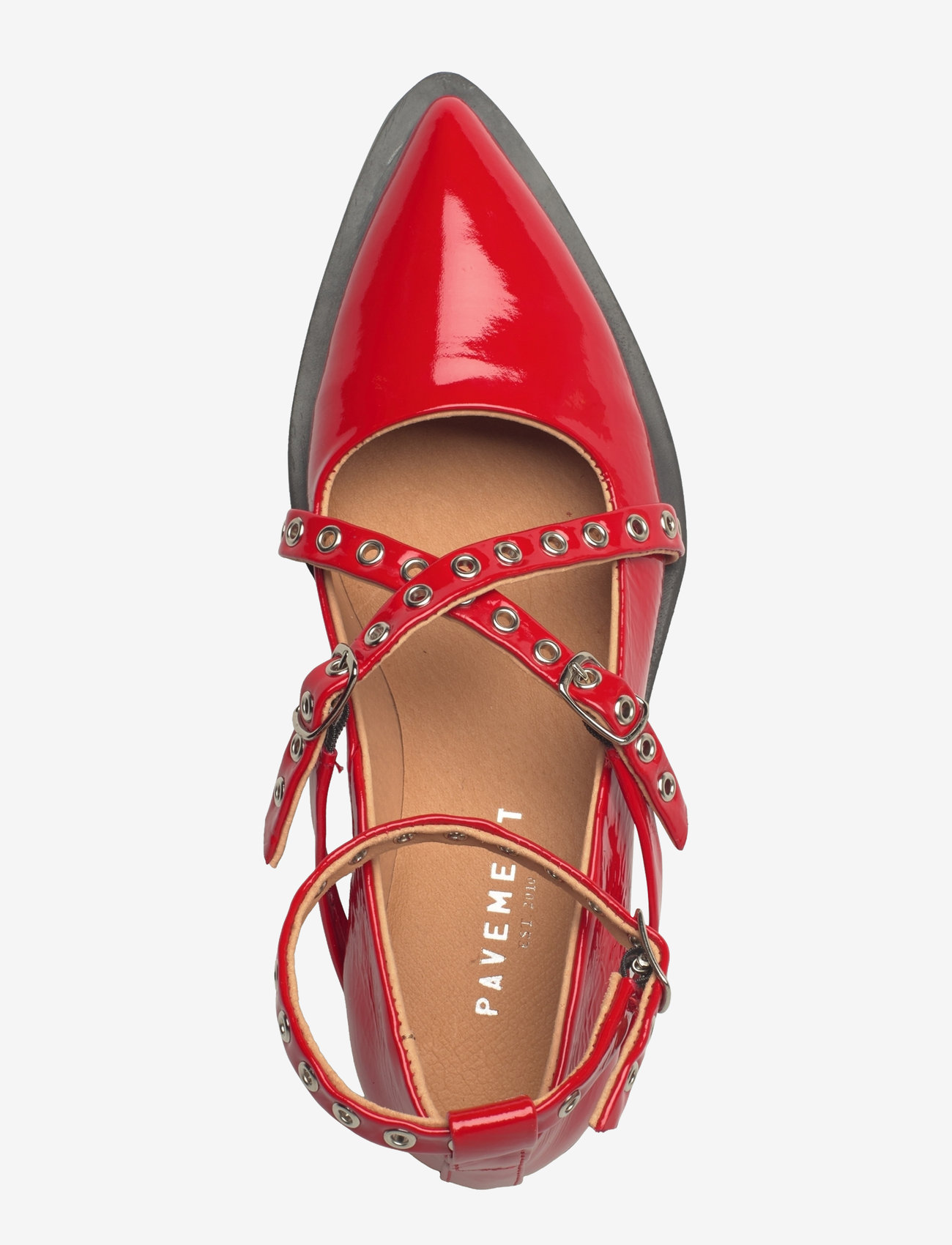 Pavement - Thyra - kvinder - red patent - 4
