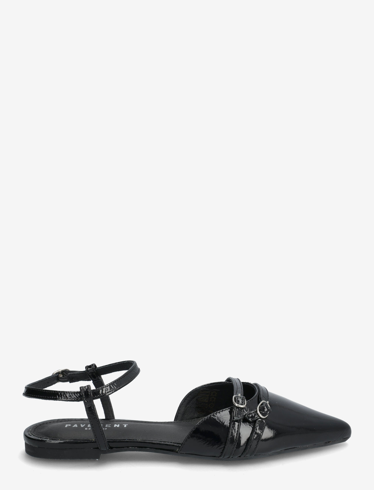 Pavement - Evita - madalad slingback-kingad - black patent - 1