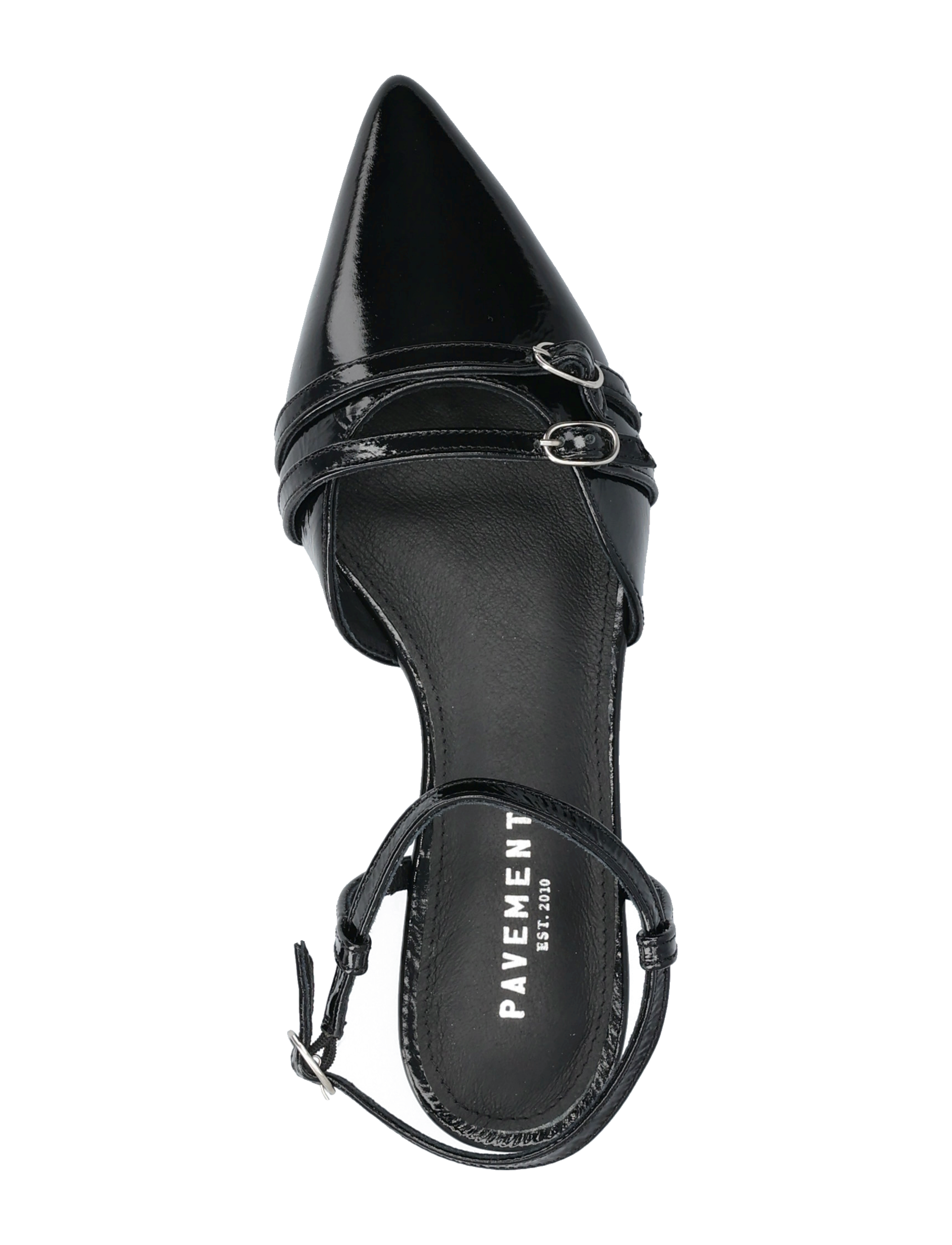 Pavement - Evita - damen - black patent - 3