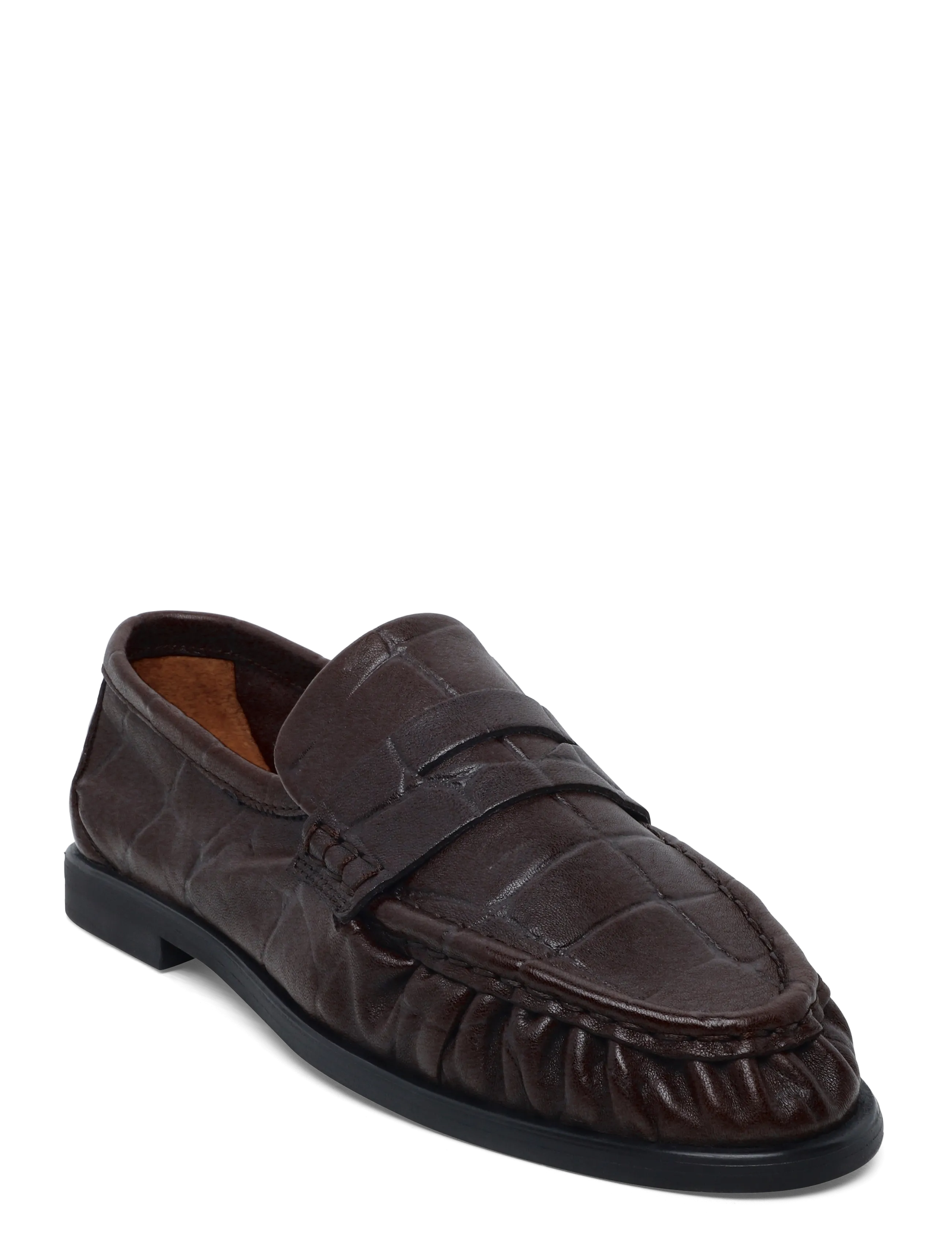 Pavement PAElmira Croco - Loafers - BROWN / brown