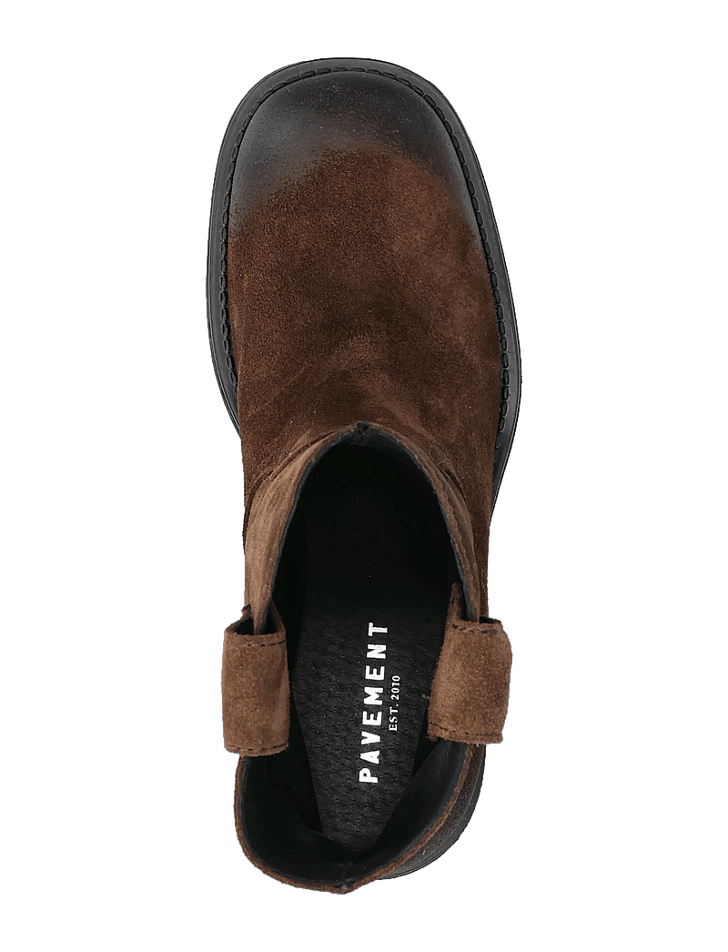 Pavement - Jenny Suede - ankelboots med hæl - brown suede - 3
