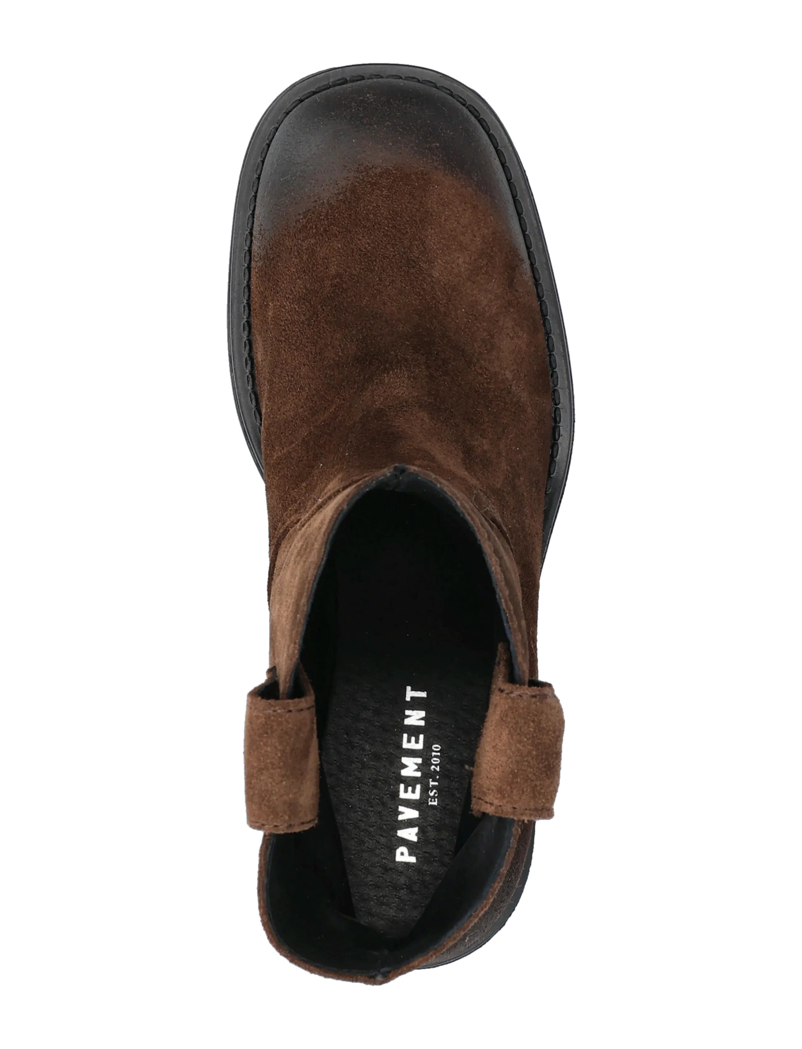 Pavement - PAJenny Suede - kontsaga poolsaapad - brown suede - 3