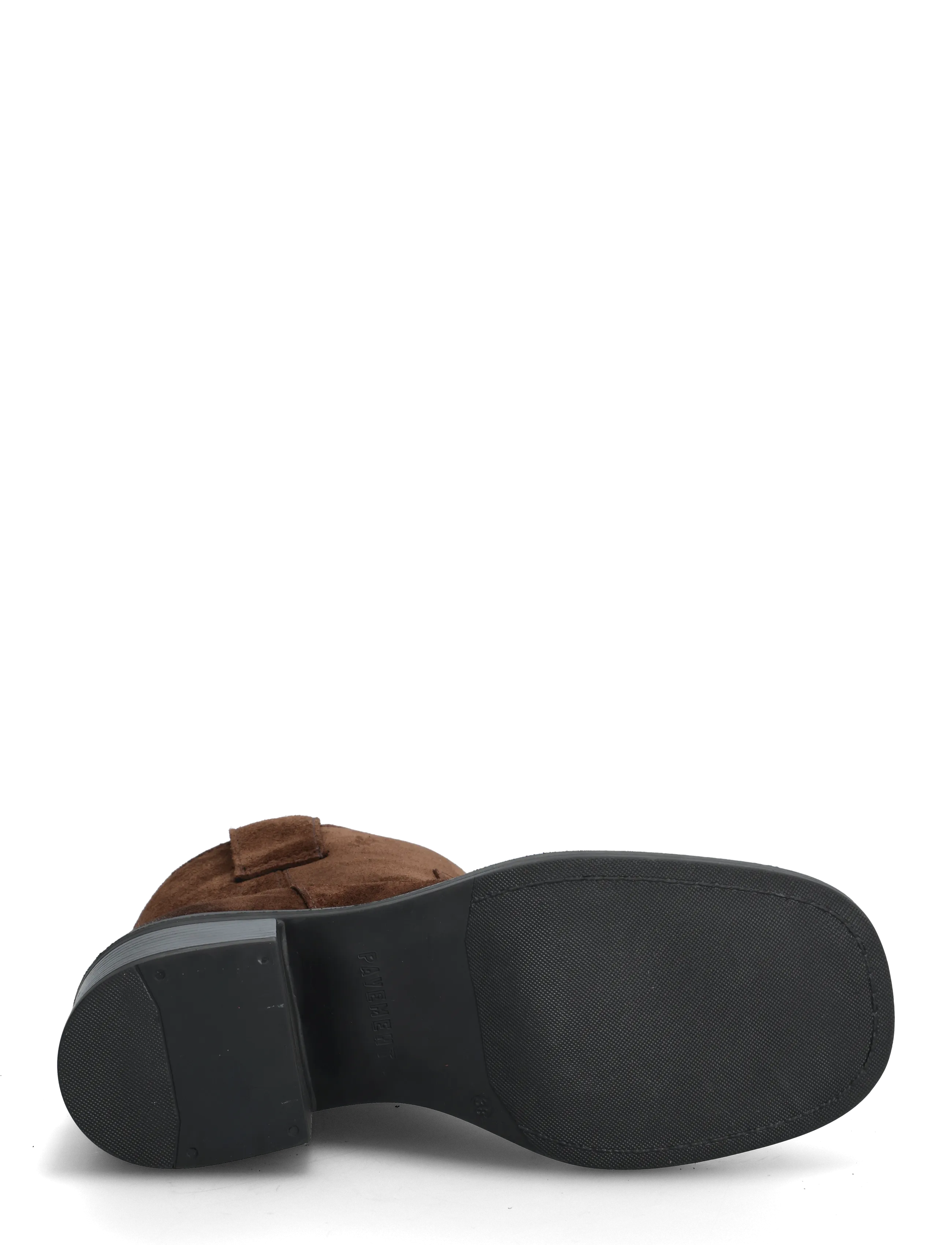 Pavement - PAJenny Suede - kontsaga poolsaapad - brown suede - 4