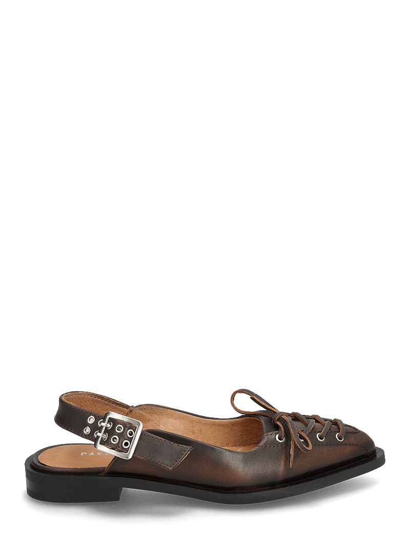 Pavement - Athena Slingback - platta slingbacks - brown matte - 1