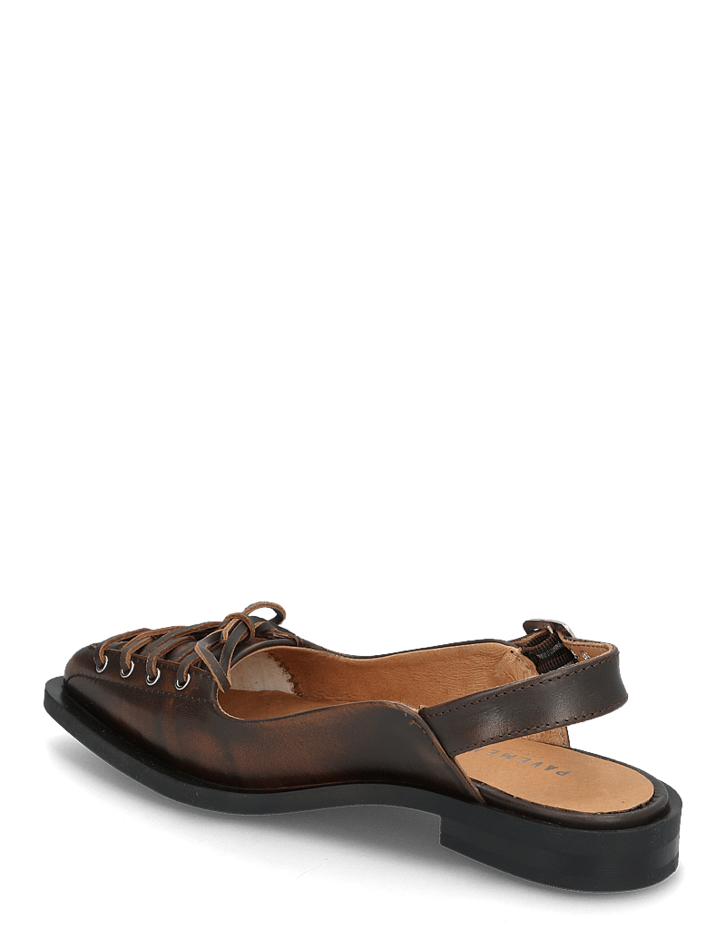 Pavement - Athena Slingback - platta slingbacks - brown matte - 2