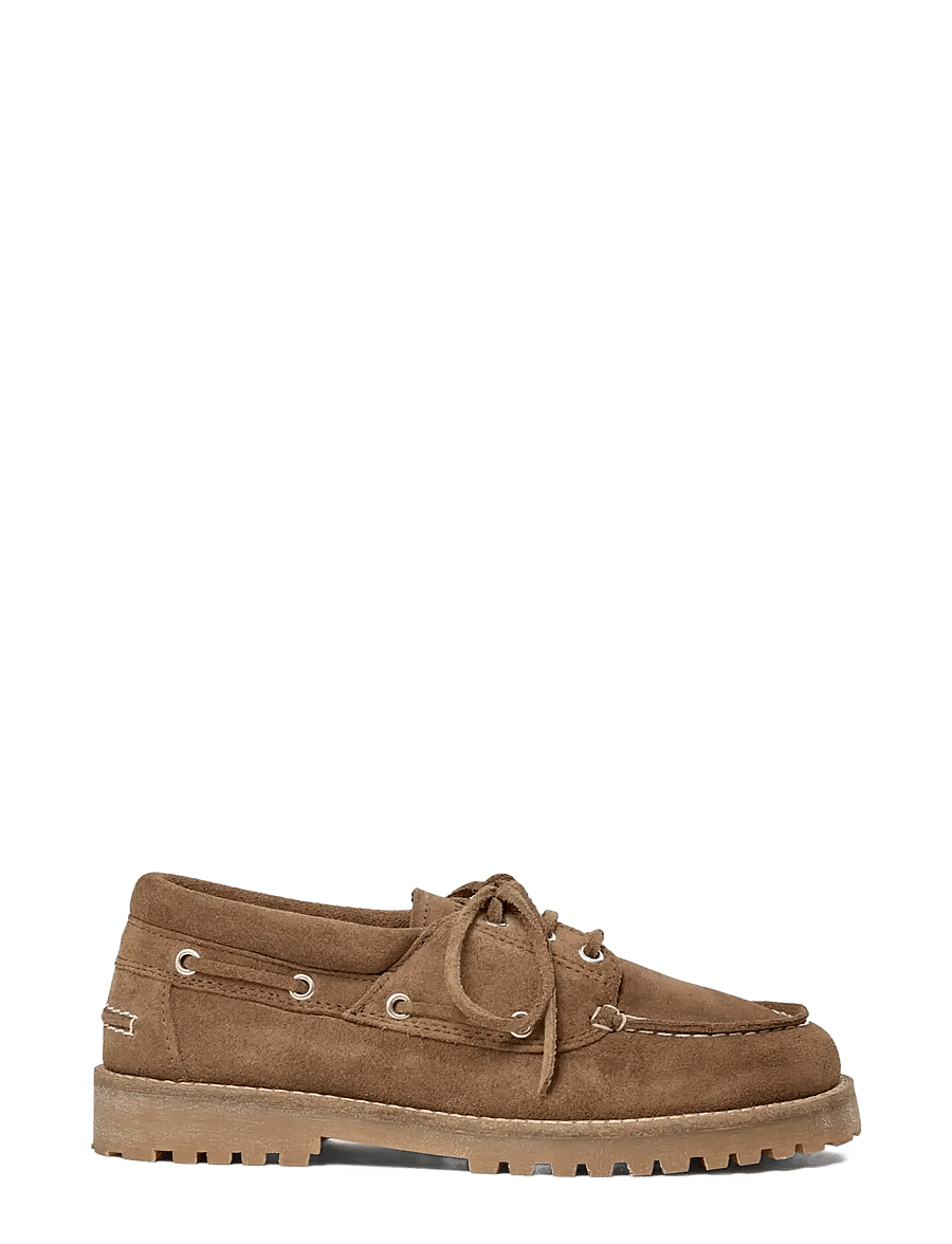 Pavement - PAAlvina Suede - boat shoes - taupe suede - 0