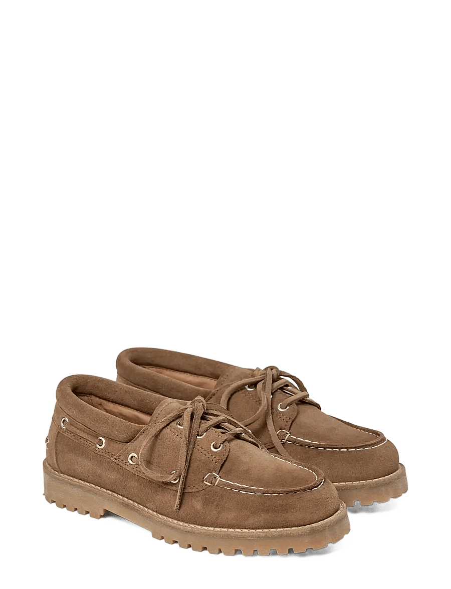 Pavement - PAAlvina Suede - boat shoes - taupe suede - 1