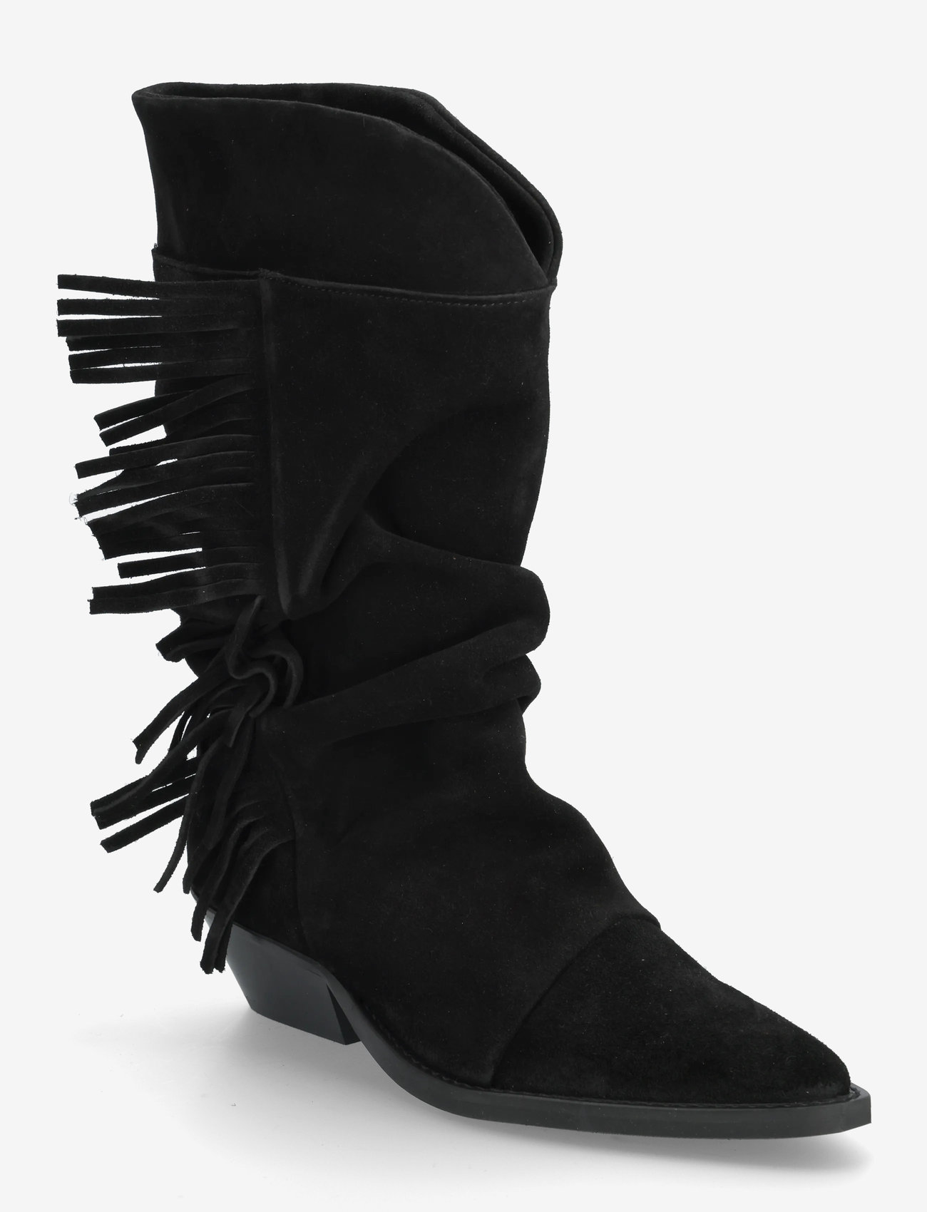 Pavement - Gale - knähöga stövlar - black suede - 0