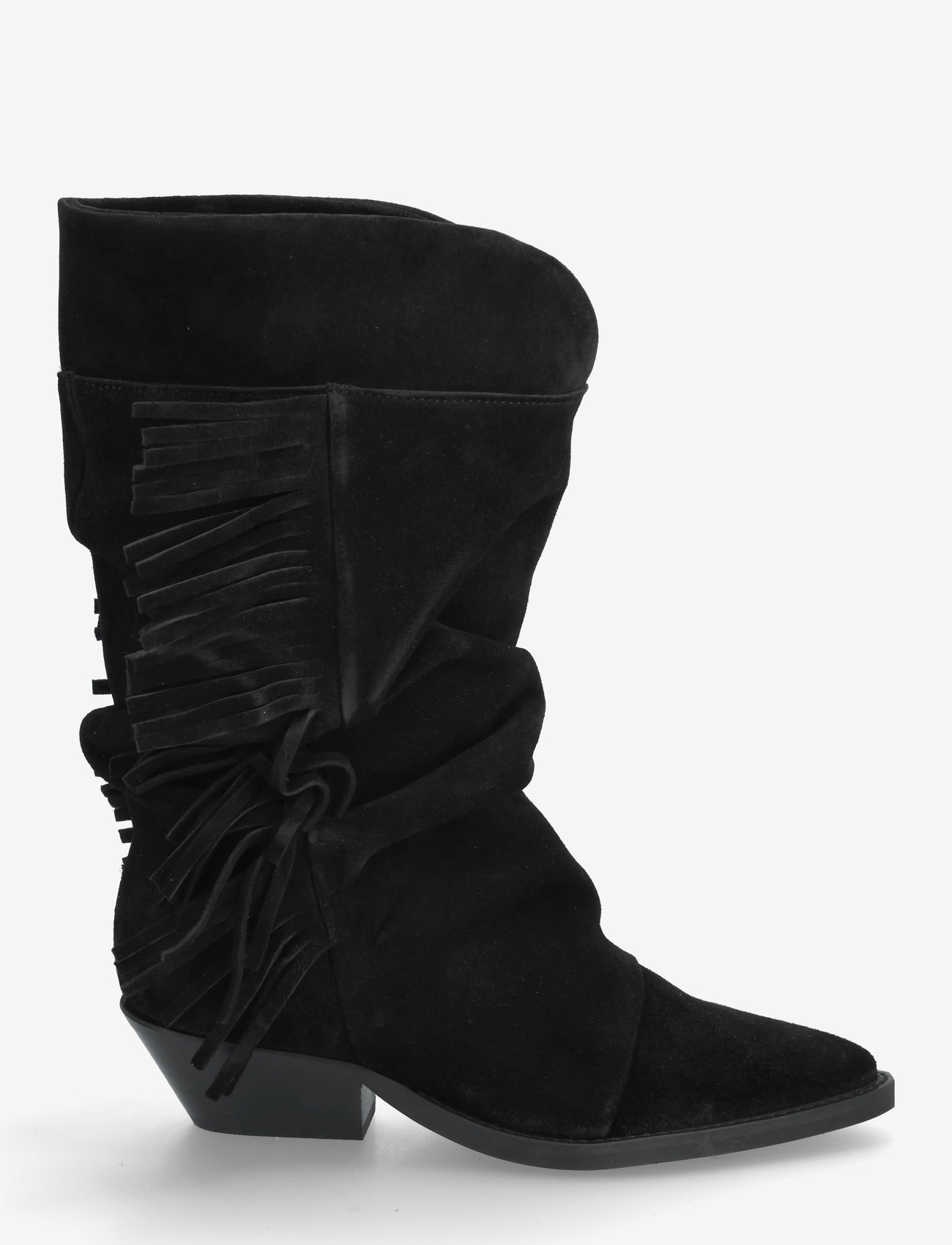 Pavement - Gale - knähöga stövlar - black suede - 1