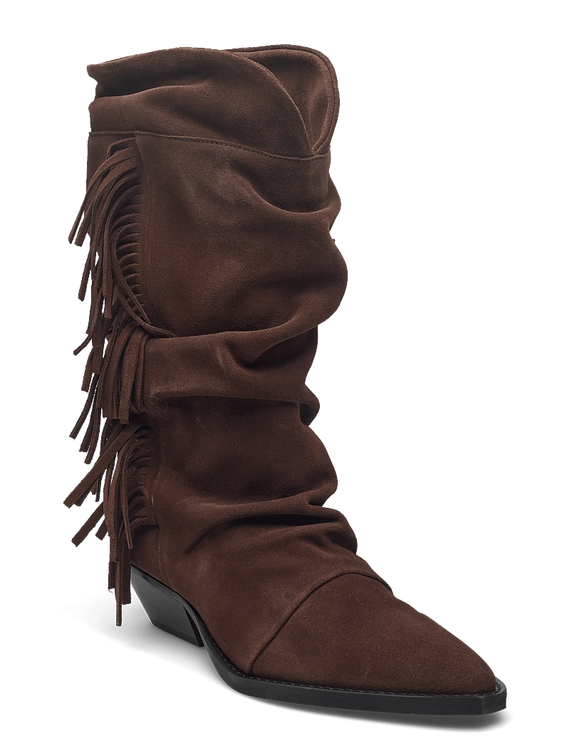 Pavement - Gale - kniehohe stiefel - brown suede - 0