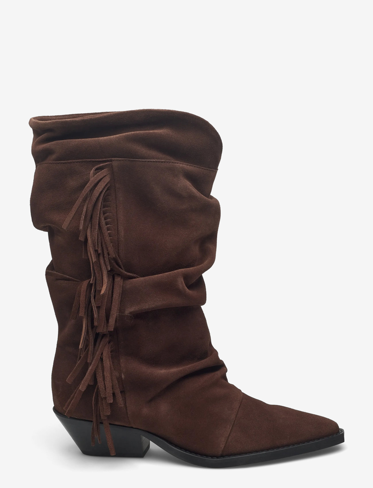 Pavement - Gale - langskaftede støvler - brown suede - 1