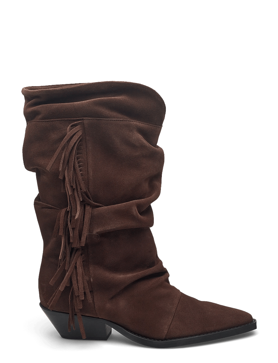 Pavement - Gale - kniehohe stiefel - brown suede - 1