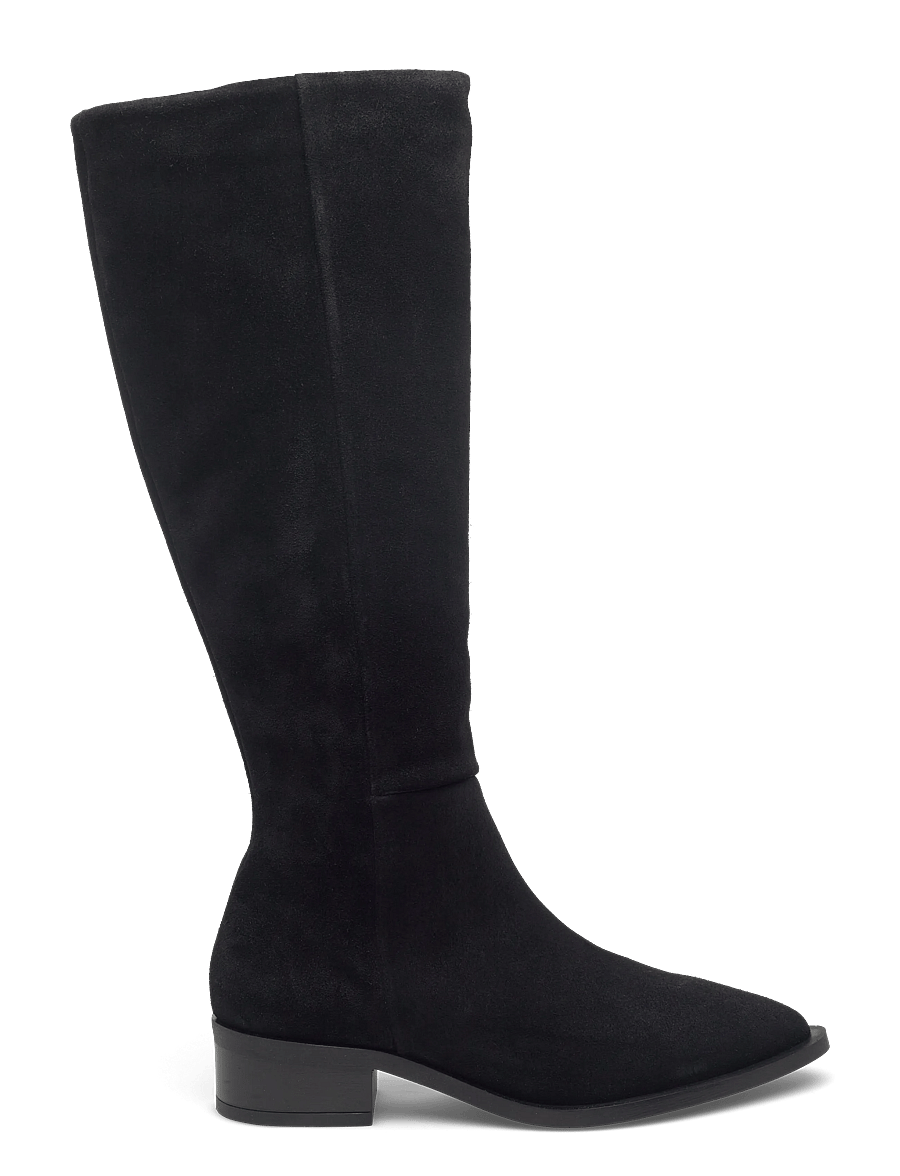Pavement - PAFinka - knähöga stövlar - black suede - 1