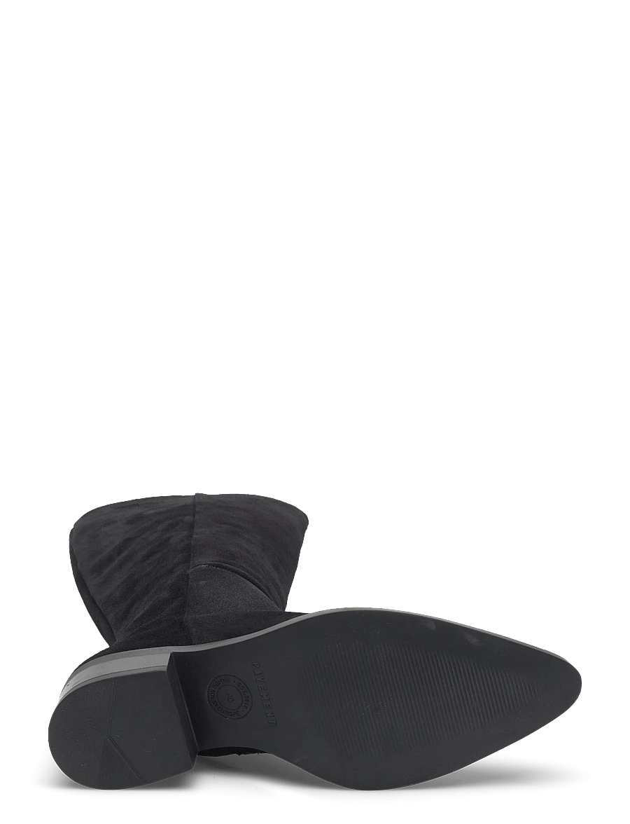 Pavement - PAFinka - knähöga stövlar - black suede - 4