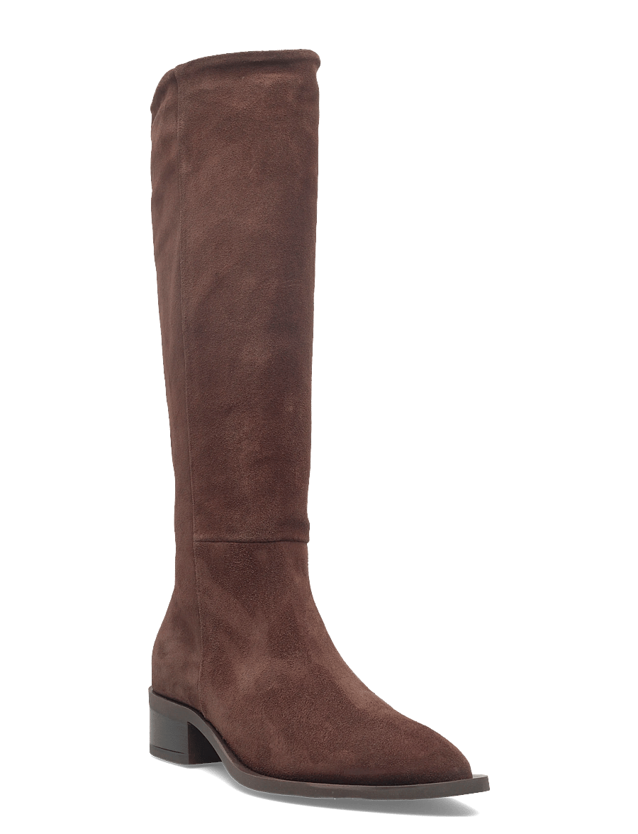 Pavement - PAFinka - kniehohe stiefel - brown suede - 0