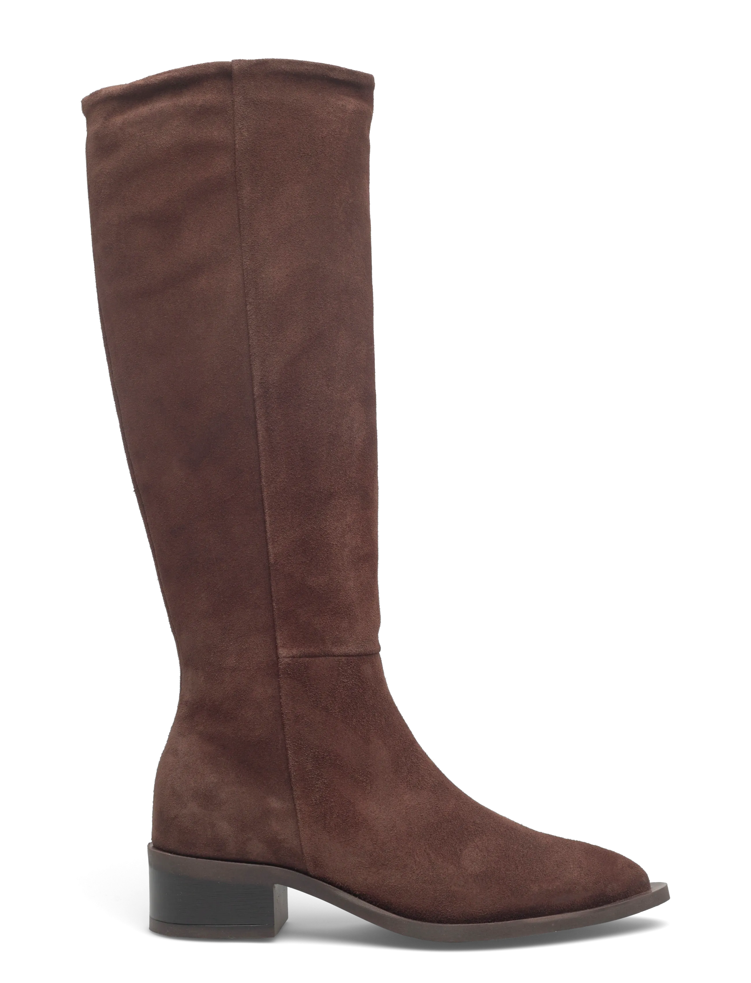 Pavement - PAFinka - langskaftede støvler - brown suede - 1